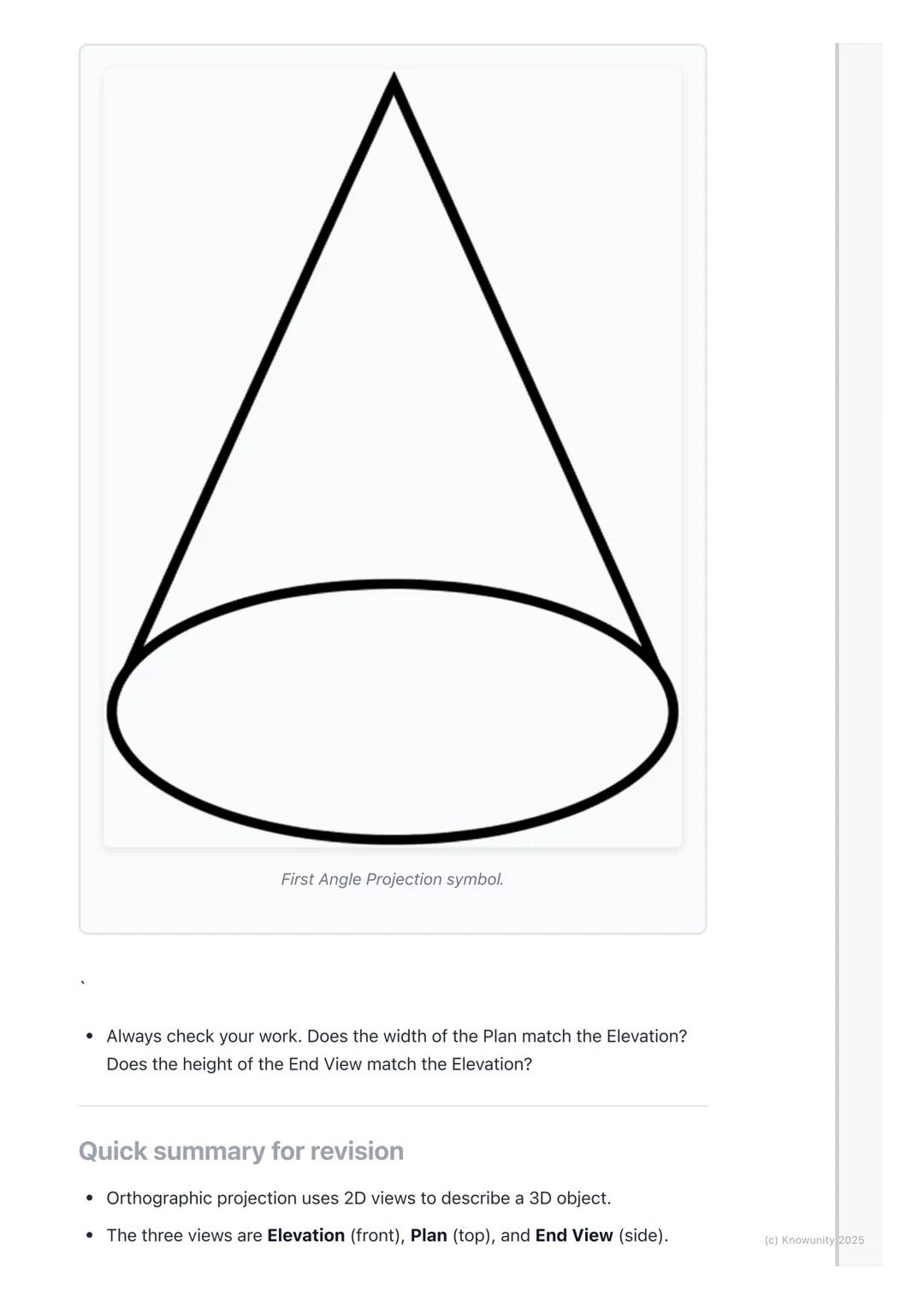 # Orthographic Projection

What is orthographic projection?

Orthographic projection is a way to draw a 3D object in 2D. We draw it from
dif