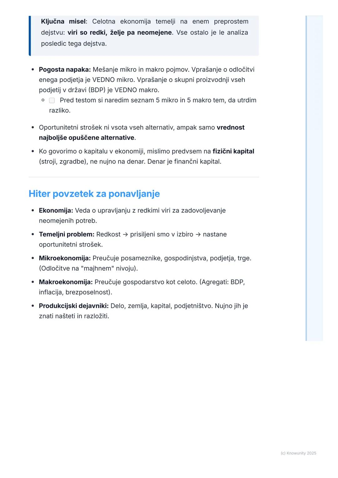 # Kaj je ekonomija?

## Osnovna opredelitev ekonomije

Ekonomija je družbena veda, ki preučuje, kako posamezniki, podjetja, vlade
in družbe 