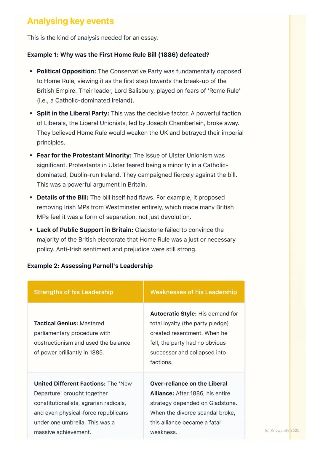 # Parnell and the Home Rule
Movement

Introduction to Parnell and Home Rule

The campaign for Home Rule was the central political movement i