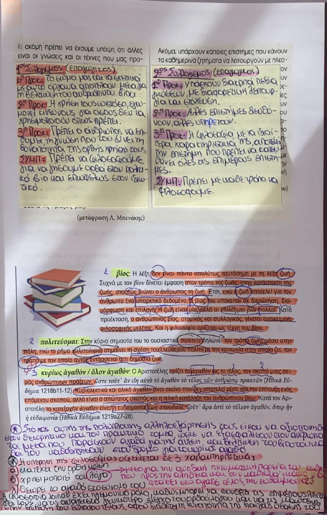 Η αναγκαιότητα της φιλοσοφίας στου ανθρώπινο βίο.
ΔΙΔΑΚΤΙΚΗ
ΕΝΟΤΗΤΑ
2 Η πρακτική και πολιτική διάσταση
της φιλοσοφίας
Αν η φιλοσοφία οριστεί