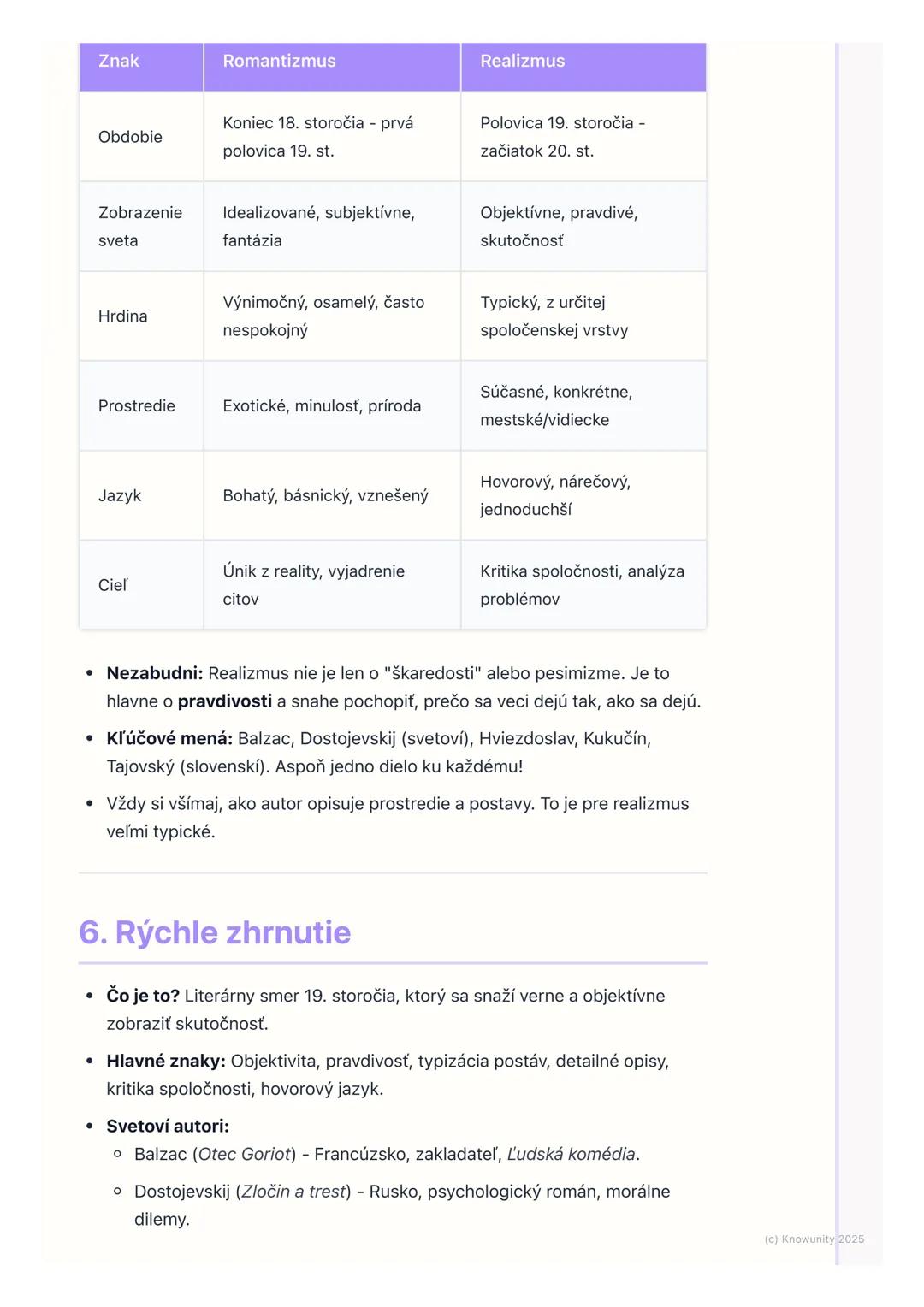 # Realizmus v slovenskej a
svetovej literatúre

1. Úvod do realizmu

Realizmus je dôležitý literárny smer, ktorý sa objavil v polovici 19. s