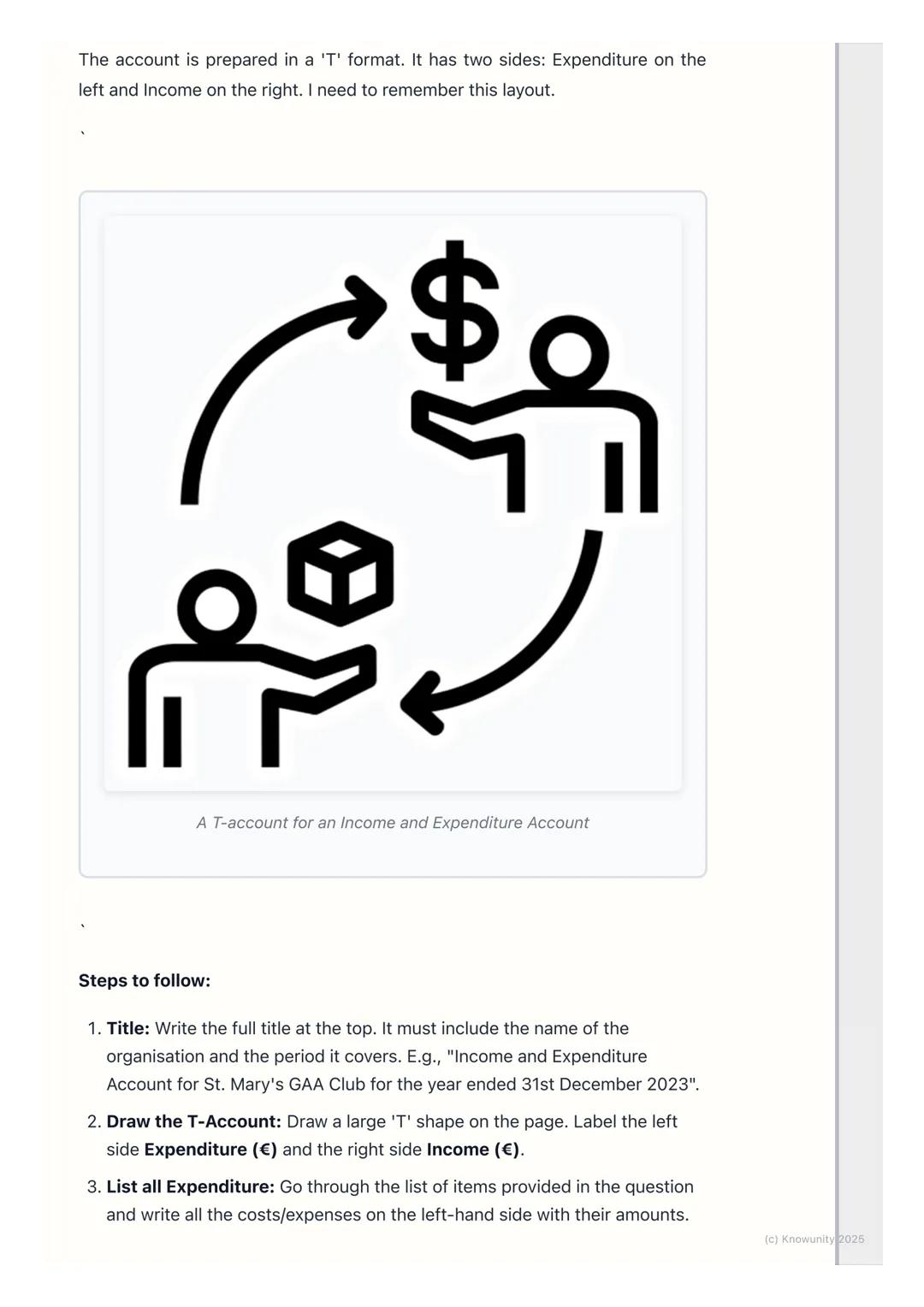 # Income and Expenditure
## Accounts (Simplified)

What is an income and expenditure account?

This is a financial statement prepared by non