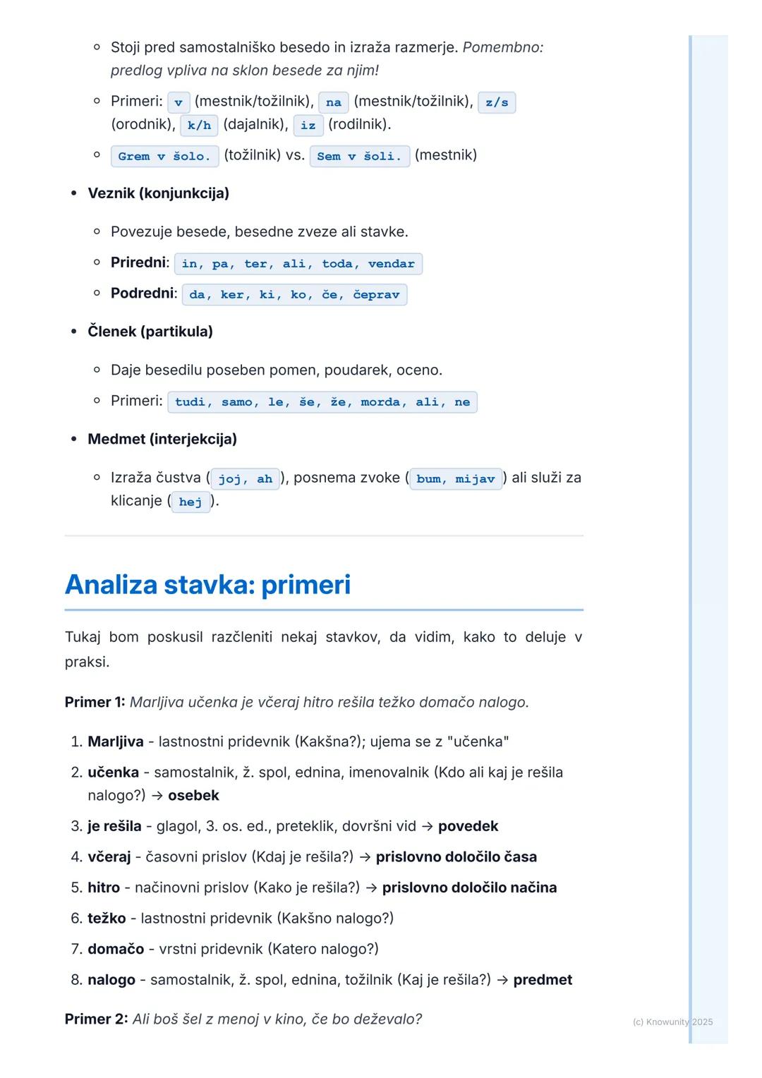 # Besedne vrste in njihove vloge

## Uvod v besedne vrste

Besedne vrste so osnova jezika. Vsaka beseda v stavku pripada določeni
vrsti, ki 