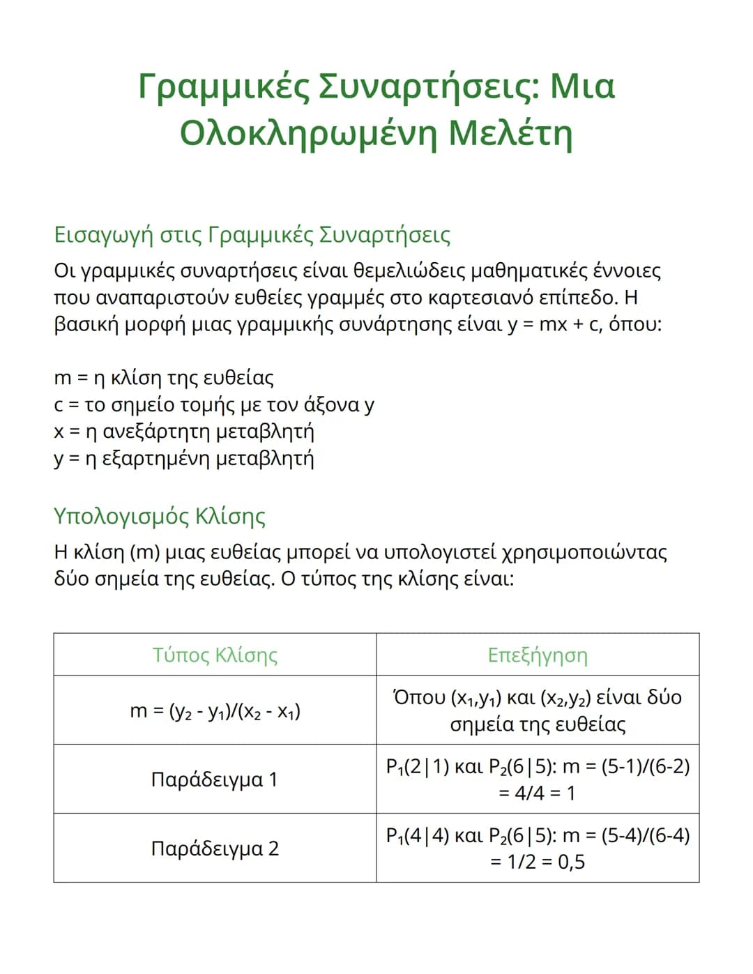# Γραμμικές Συναρτήσεις: Μια
Ολοκληρωμένη Μελέτη

## Εισαγωγή στις Γραμμικές Συναρτήσεις
Οι γραμμικές συναρτήσεις είναι θεμελιώδεις μαθηματι