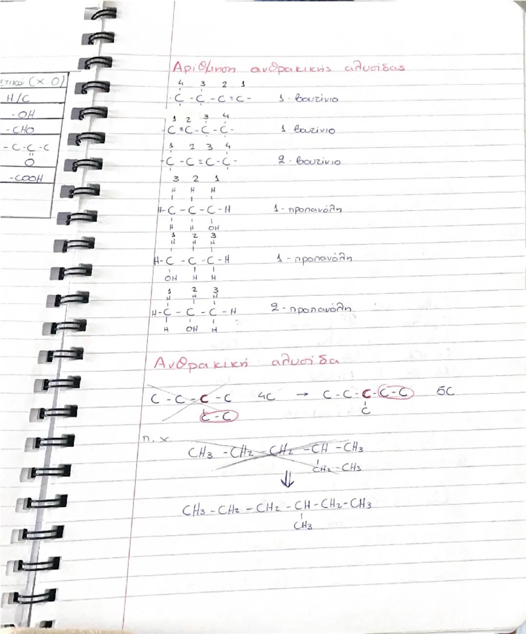 # ΟΡΓΑΝΙΚΗ

Κορεσμένες  →  Ακόρεες
ενώσεις          ενώσεις

Απλούς δεσμούς     Πολλαπλούς δεσμούς
μεταξύ των ατόμων του C     μεταξύ των ατ