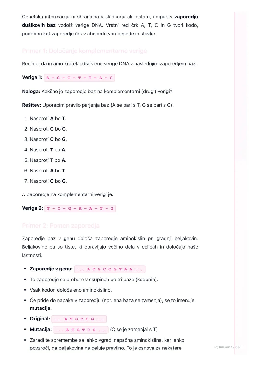 # DNA - nosilka dednih
informacij

Uvod v DNA

DNA je okrajšava za deoksiribonukleinsko kislino. To je zelo dolga molekula,
ki se nahaja v j