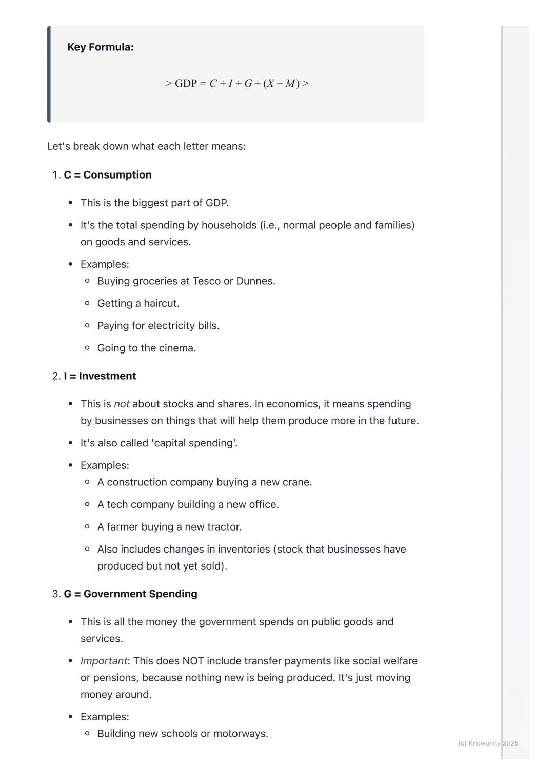 # Gross Domestic Product
(GDP)

Introduction to Gross Domestic Product (GDP)

GDP is one of the most important ways to measure how well a co