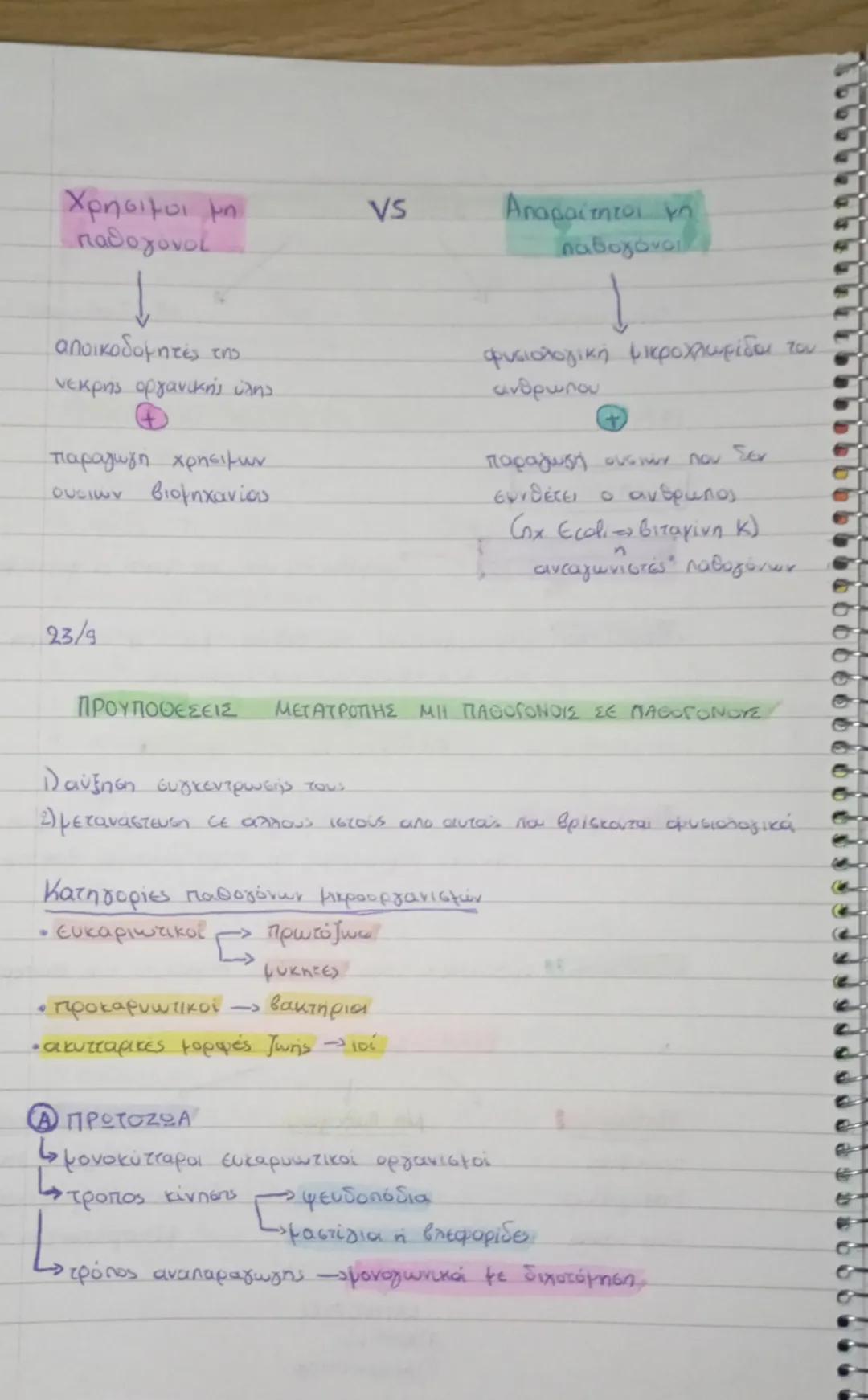 17/9
ΚΕΦΑΛΑΙΟ 1.21
Μικροοργανισμοί μεγεθος <0, 1mm, όχι ορατά με γυμνό μάτι
• Παράσιτα: μικροοργανισμοί που περνούν μέρος η ολοκληρη την ζωή