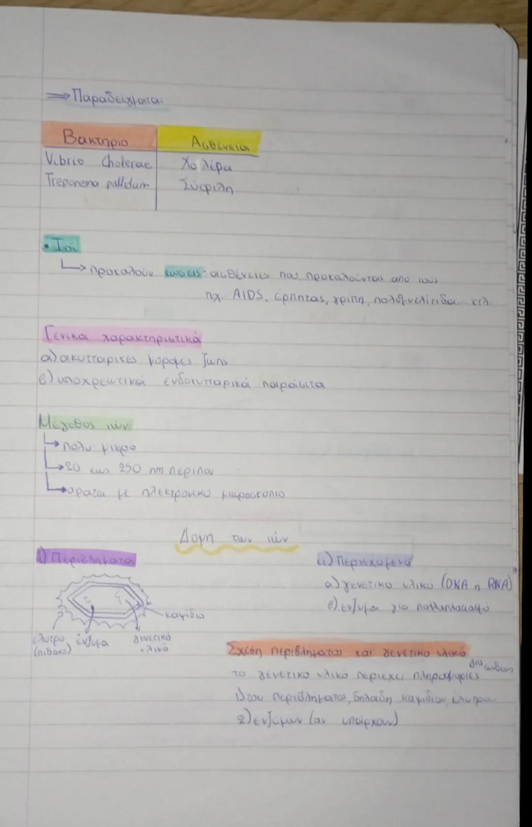17/9
ΚΕΦΑΛΑΙΟ 1.21
Μικροοργανισμοί μεγεθος <0, 1mm, όχι ορατά με γυμνό μάτι
• Παράσιτα: μικροοργανισμοί που περνούν μέρος η ολοκληρη την ζωή