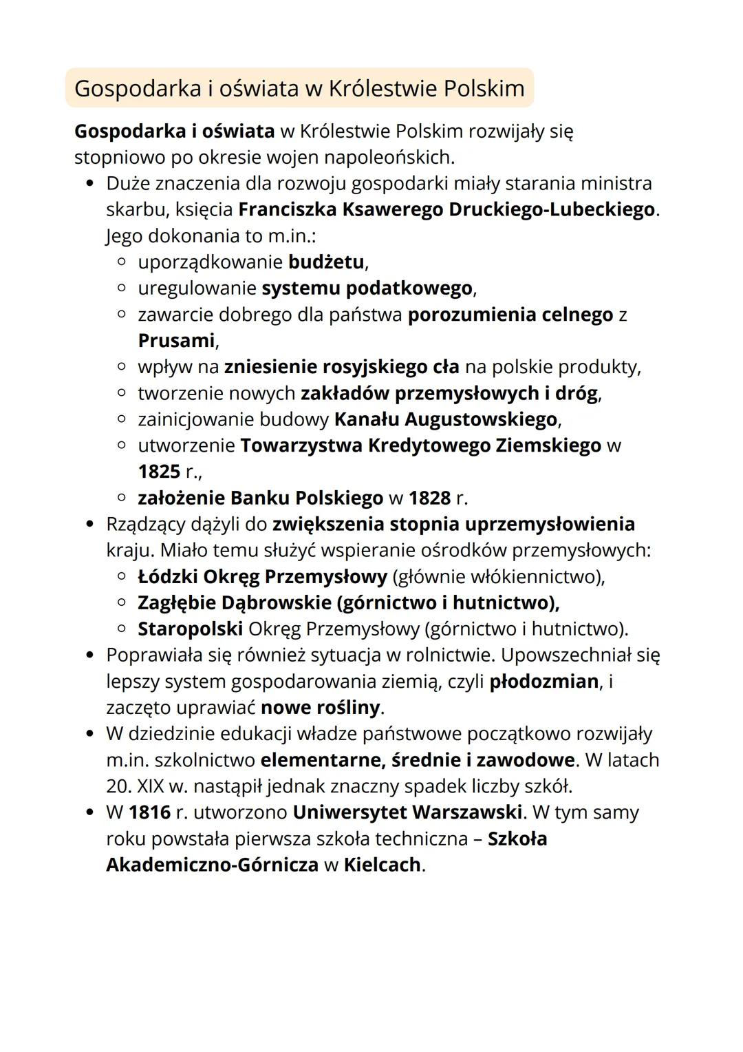 # KRÓLESTWO POLSKIE

Królestwo Polskie

Królestwo Polskie powstało z większości obszarów Księstwa
Warszawskiego.

*   Pomysłodawcą utworzeni