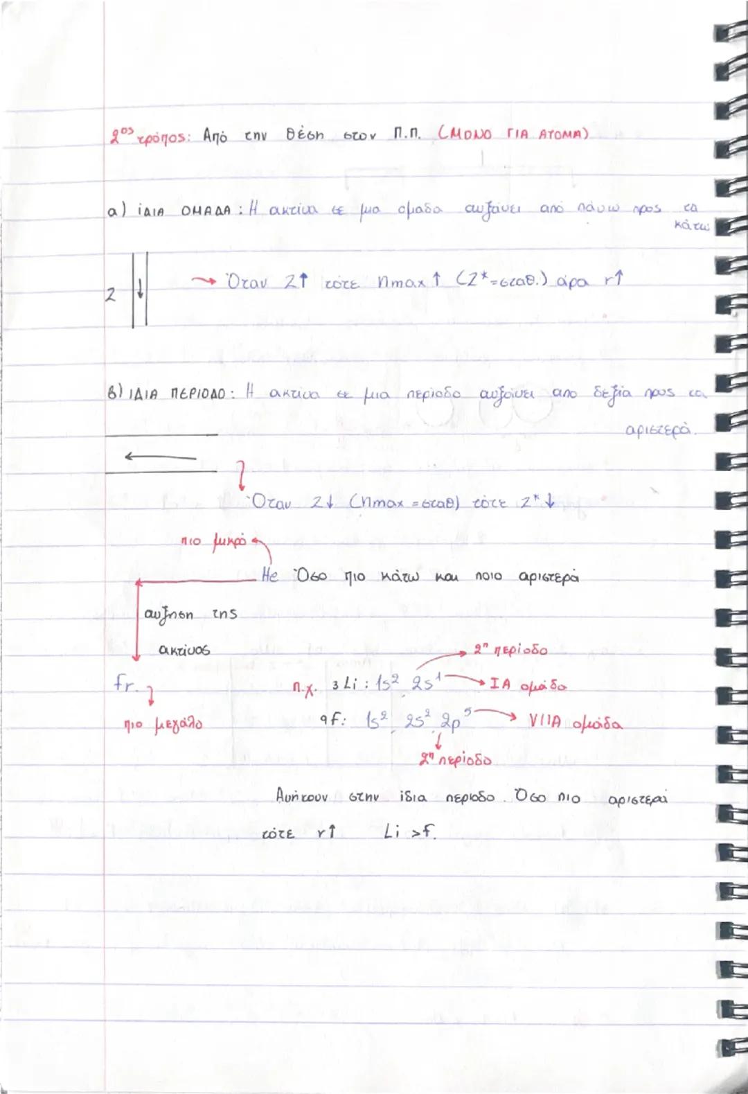 6.2 ΑΡΧΕΣ ΗΛΕΚΤΡΟΝΙΑΚΗΣ ΔΟΜΗΣΗΣ.
1η : ΑΠΑΓΟΡΕΥΤΙΚΗ ΑΡΧΗ ΤΟΥ PAULI → Maxe.
~ Σε ένα άτομο είναι αδύνατο να υπάρχουν 2e με την
ίδια τετράδα ($