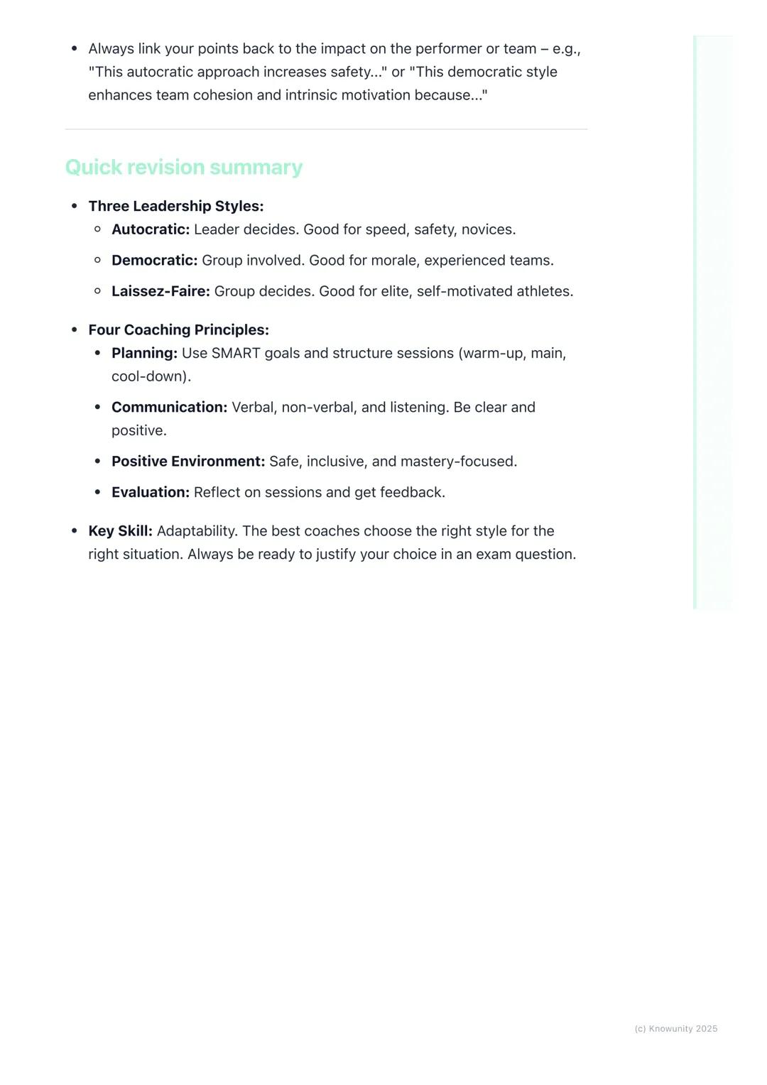 # Leadership and Coaching in
Physical Activity

Introduction to leadership and coaching

Leadership and coaching are fundamental aspects of 