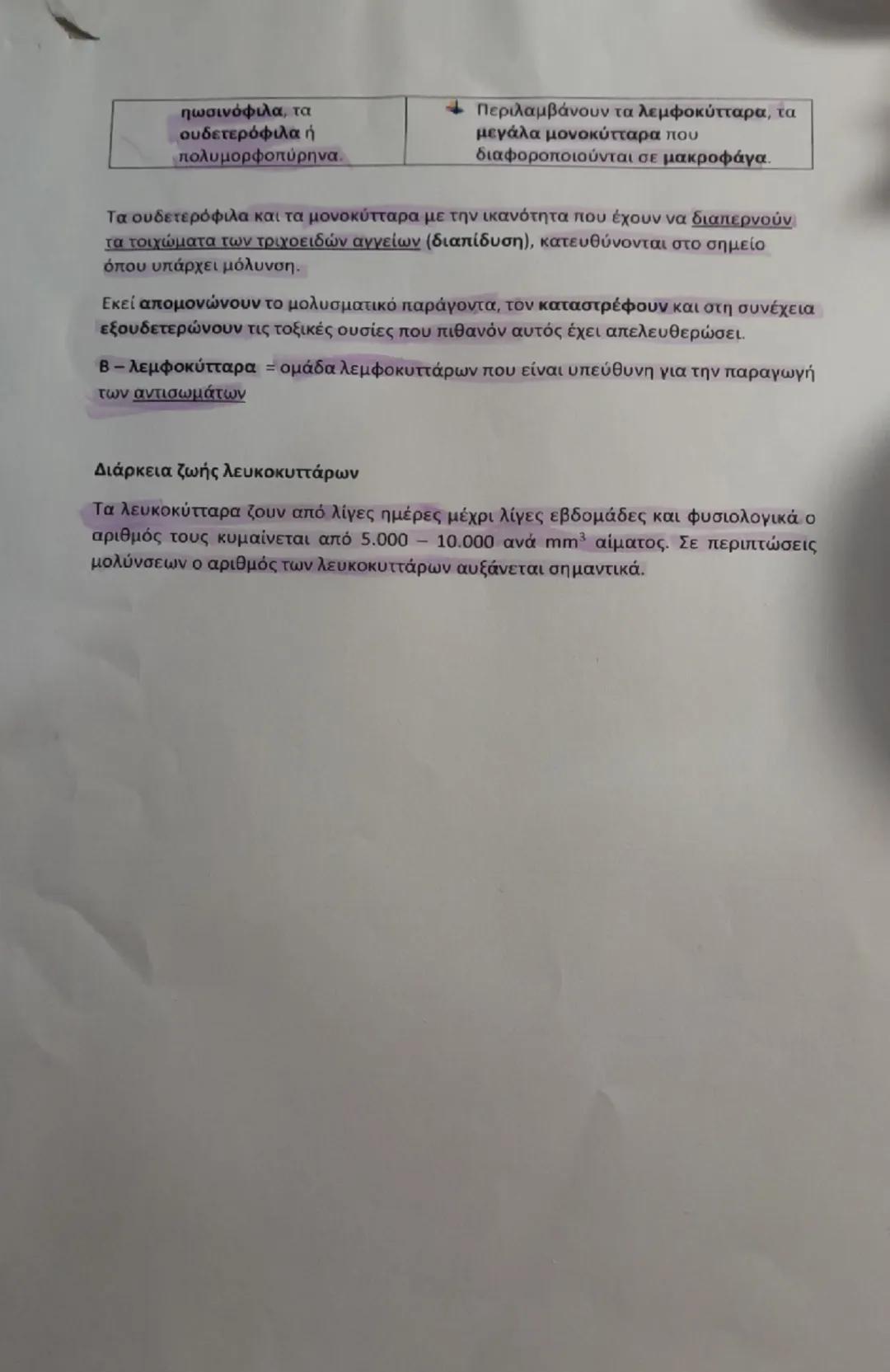 AIMA

- εξειδικευμένος ιστός που αποτελείται από πολλά είδη κυττάρων που αιωρούνται
στο πλάσμα

Κύτταρα αίματος
=
έμμορφα συστατικά του αίμα