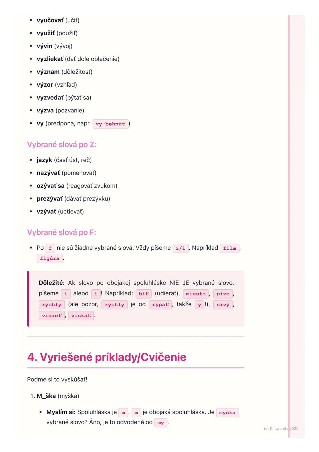 # Pravopis i/í, y/ý

1. Prehľad pravopisu i/í, y/ý

Ahojte! Dnes si zopakujeme veľmi dôležitú vec v slovenčine - kedy píšeme i
alebo i a ked