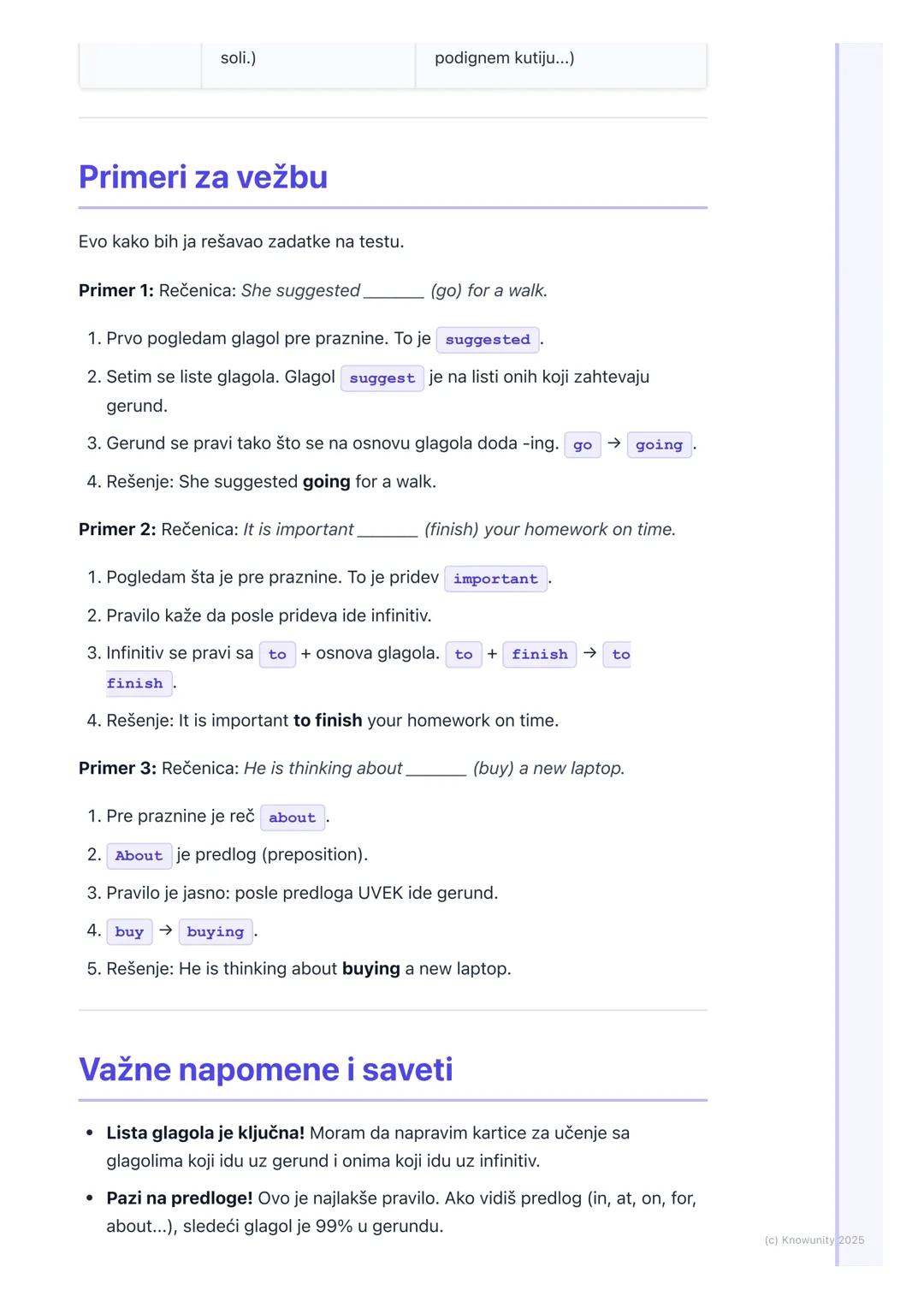 # Gerund i infinitiv

## Uvod u gerund i infinitiv

Gerund i infinitiv su glagolski oblici koji se u rečenici ne ponašaju uvek kao
klasični 