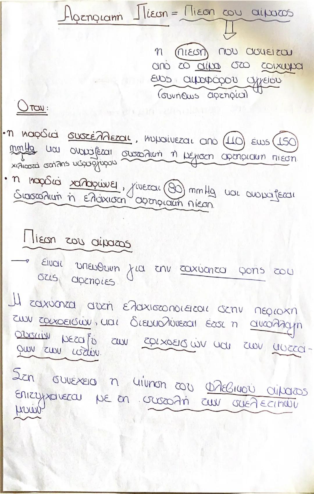 Αρτηριακή πίεση 