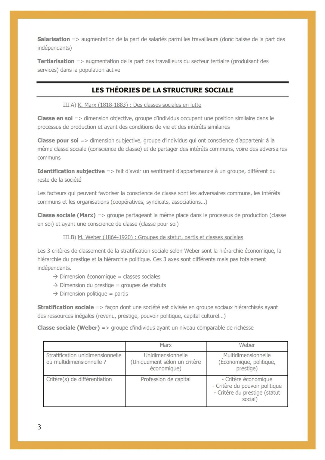 
<p>Des classes sociales bien visibles, polarisées, il y a des frontières marquées entre les classes avec de fortes distances inter-classe. 