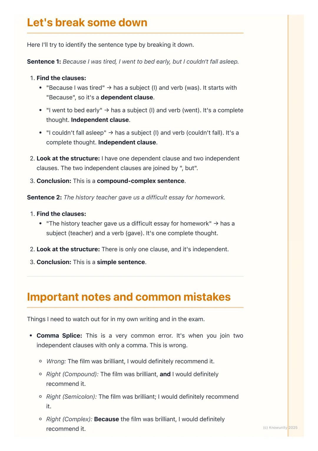 # Sentence Structure

An introduction to sentence structure

Okay, so this is all about how we build sentences. Using different types of
sen