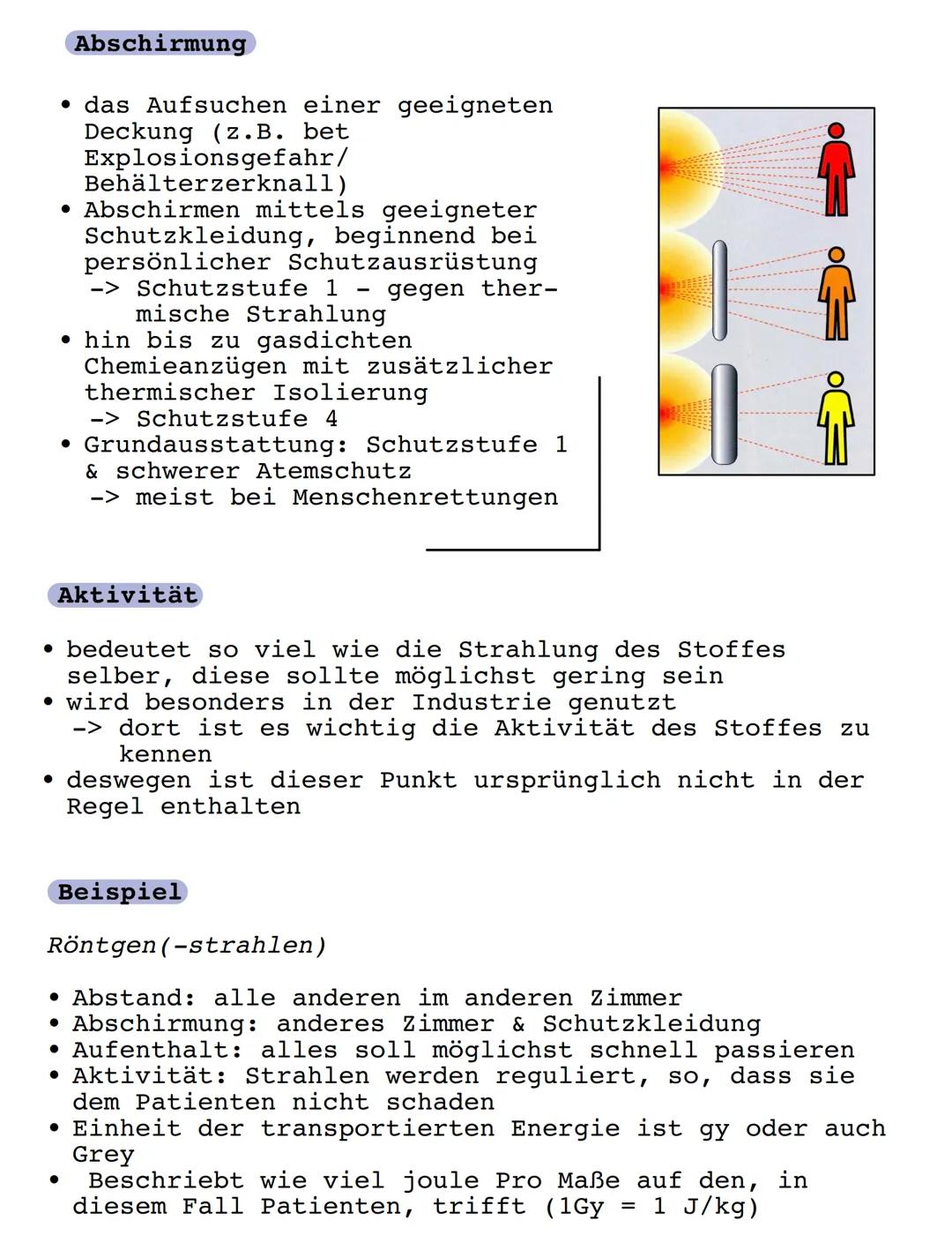 # Die 4-A-Regel

der Radioaktivität

Worum handelt es sich überhaupt?

*   Regel bzw. Methode, die für ABC-
    Einsätze der Feuerwehr oder 