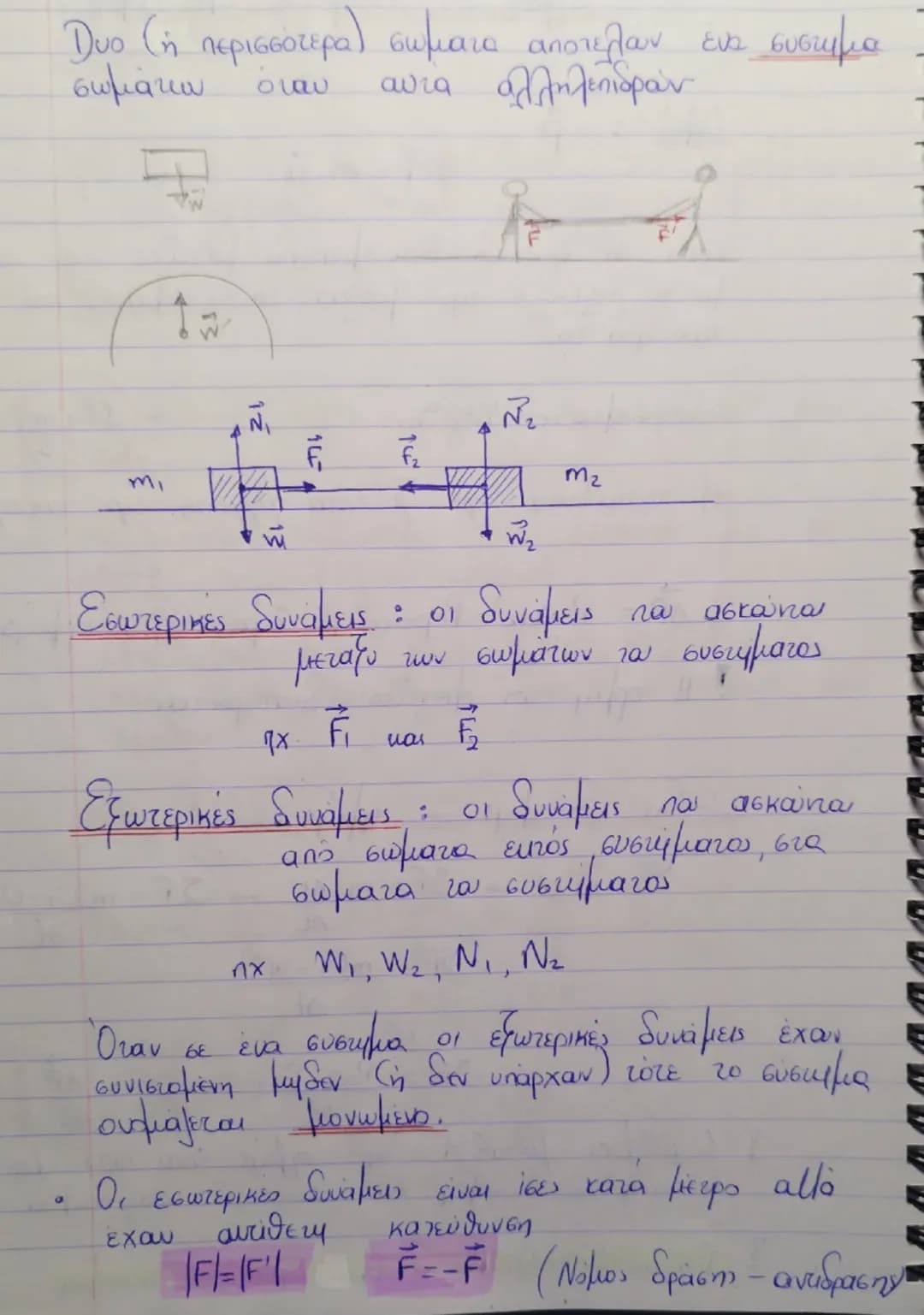 # Ορμή - Διατήρηση της ορμής

Ορμή :  $\vec{P}$  || $\vec{P} = m \vec{u}$

eίναι το φυσικό διανυσματικό μέγεθος που  συσχετίζεται με το γινό
