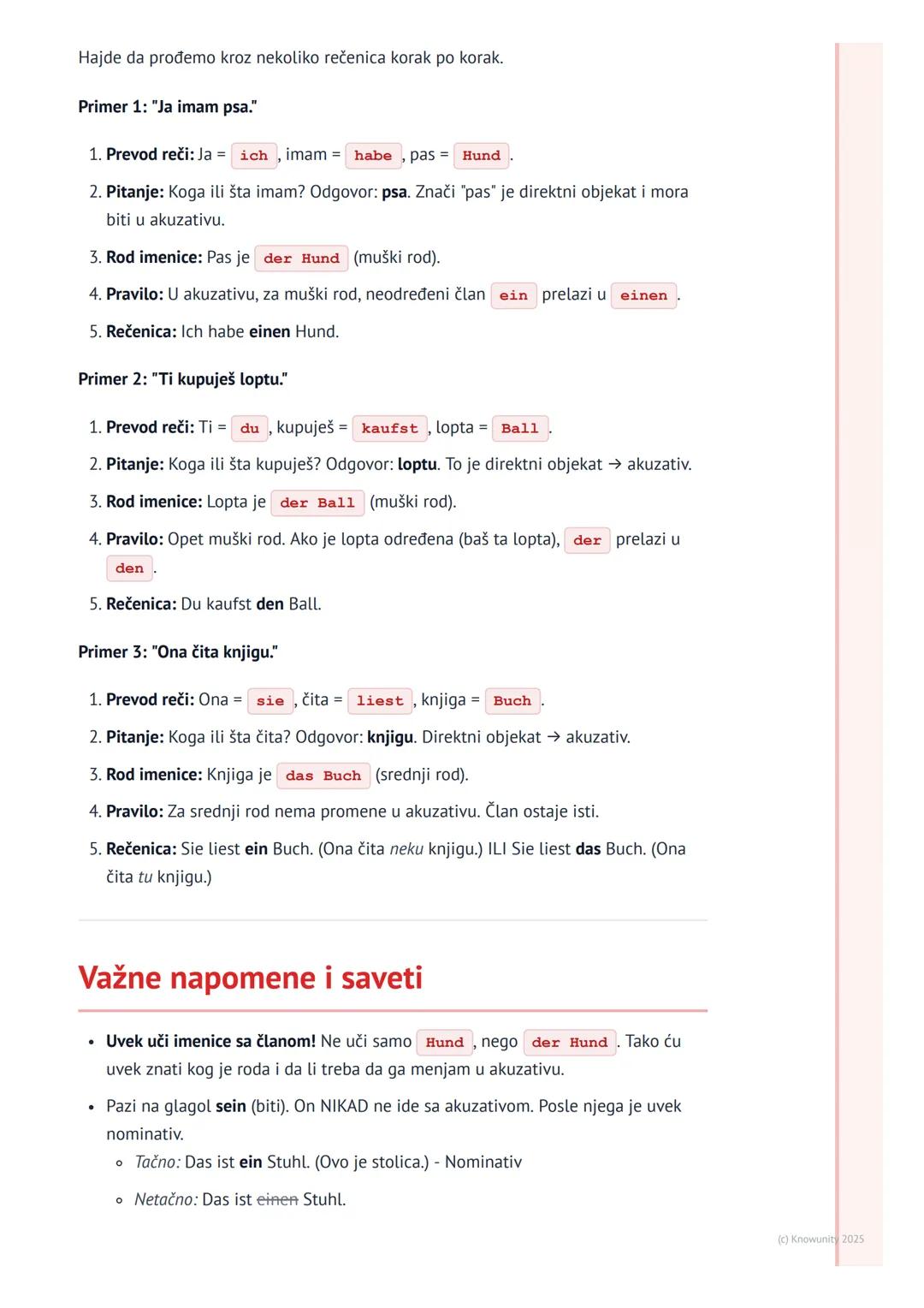# Akuzativ (direktni objekat)

Šta je akuzativ i direktni objekat

Akuzativ je padež u nemačkom, kao i u srpskom. Koristimo ga za direktni o