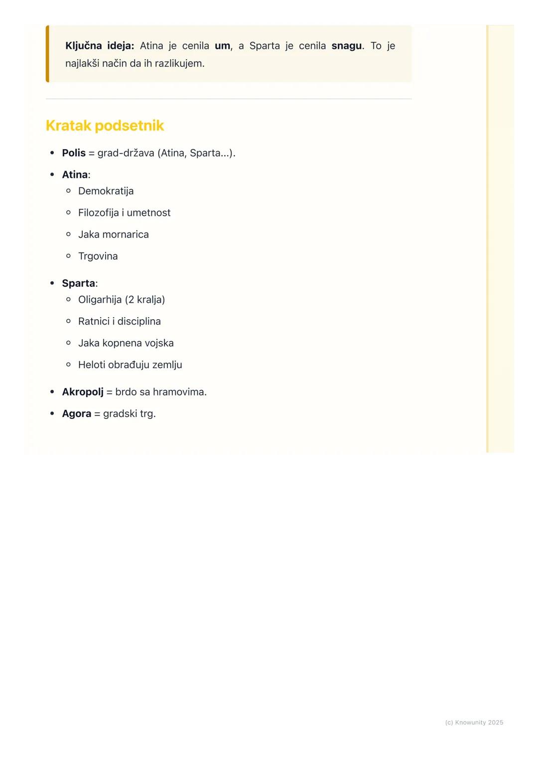 # Grčki polisi: Atina i Sparta

Uvod u grčke polise

Polisi su bili gradovi-države u Staroj Grčkoj. Svaki polis je bio kao mala,
nezavisna d