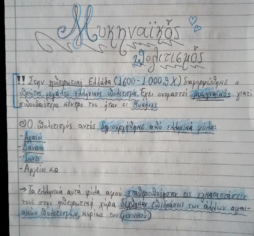 Μυκηναϊκός πολιτισμός