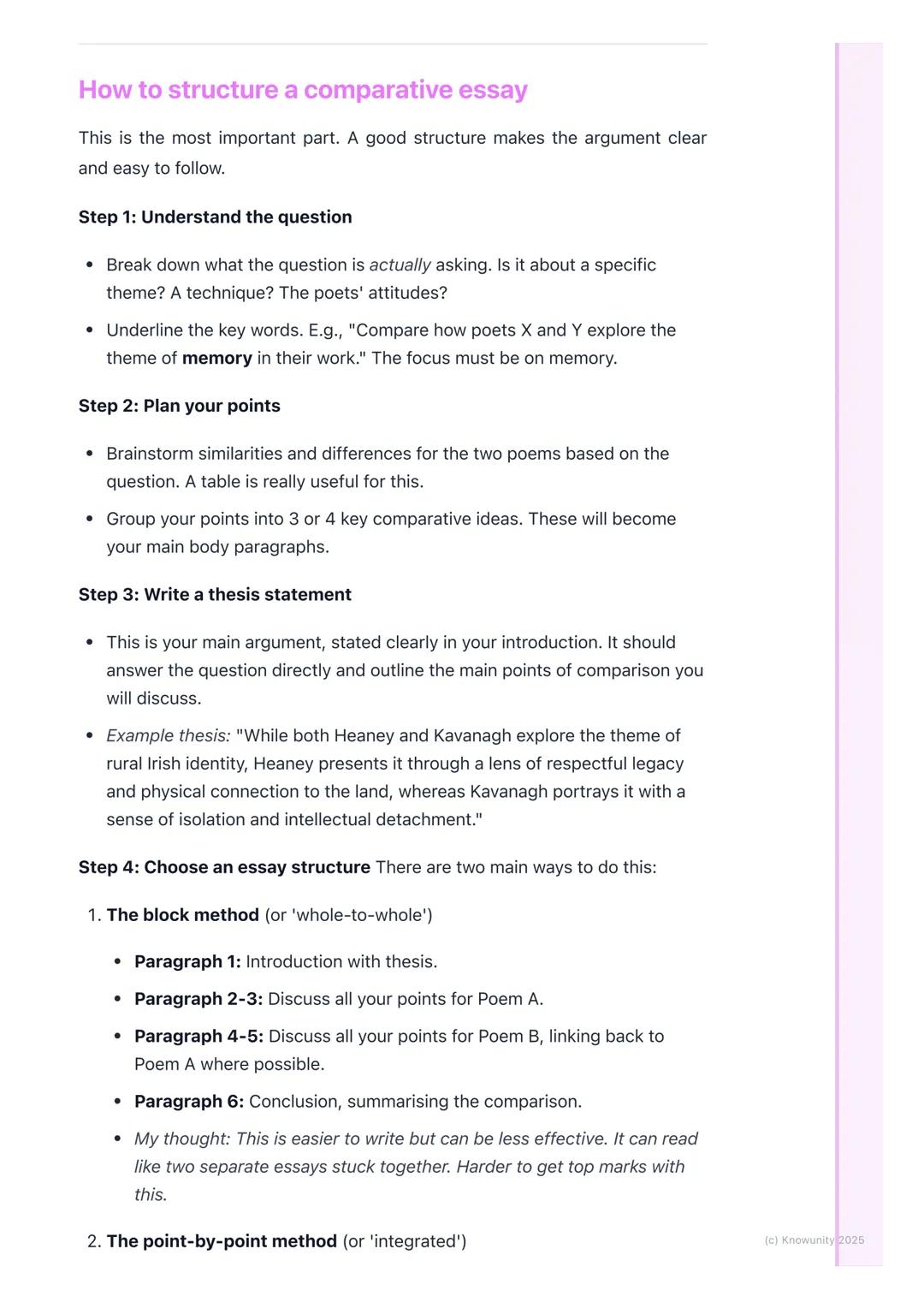 # Comparative Analysis of
Poems

Introduction to comparative analysis

This is about looking at two or more poems side-by-side and analysing