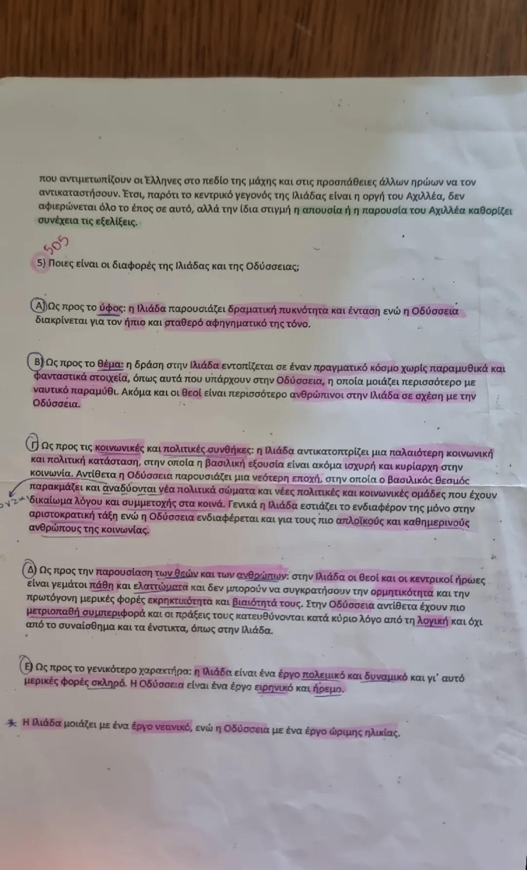 ## ΕΙΣΑΓΩΓΗ ΣΤΗΝ ΙΛΙΑΔΑ

### Ερωτήσεις & Απαντήσεις

1) Τι γνωρίζετε για τη χρονολογία σύνθεσης της Ιλιάδας και για τη χρονική σειρά με την 