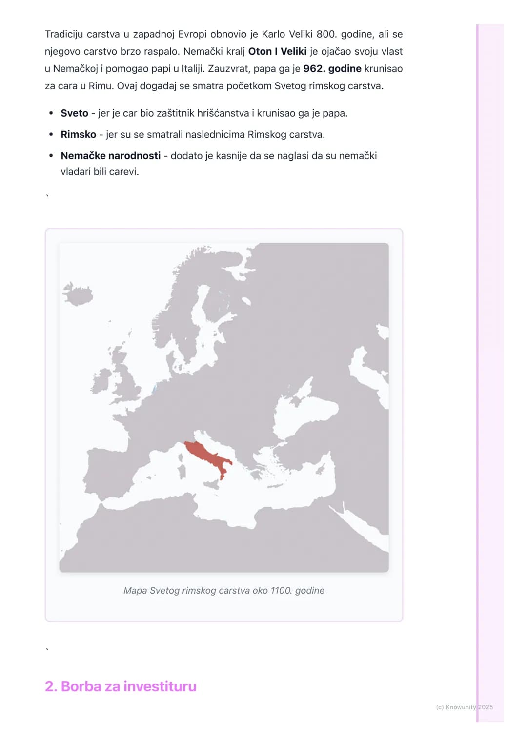 # Sveto rimsko carstvo nemačke
narodnosti

Uvod u Sveto rimsko carstvo

Sveto rimsko carstvo nemačke narodnosti je bila velika i važna držav