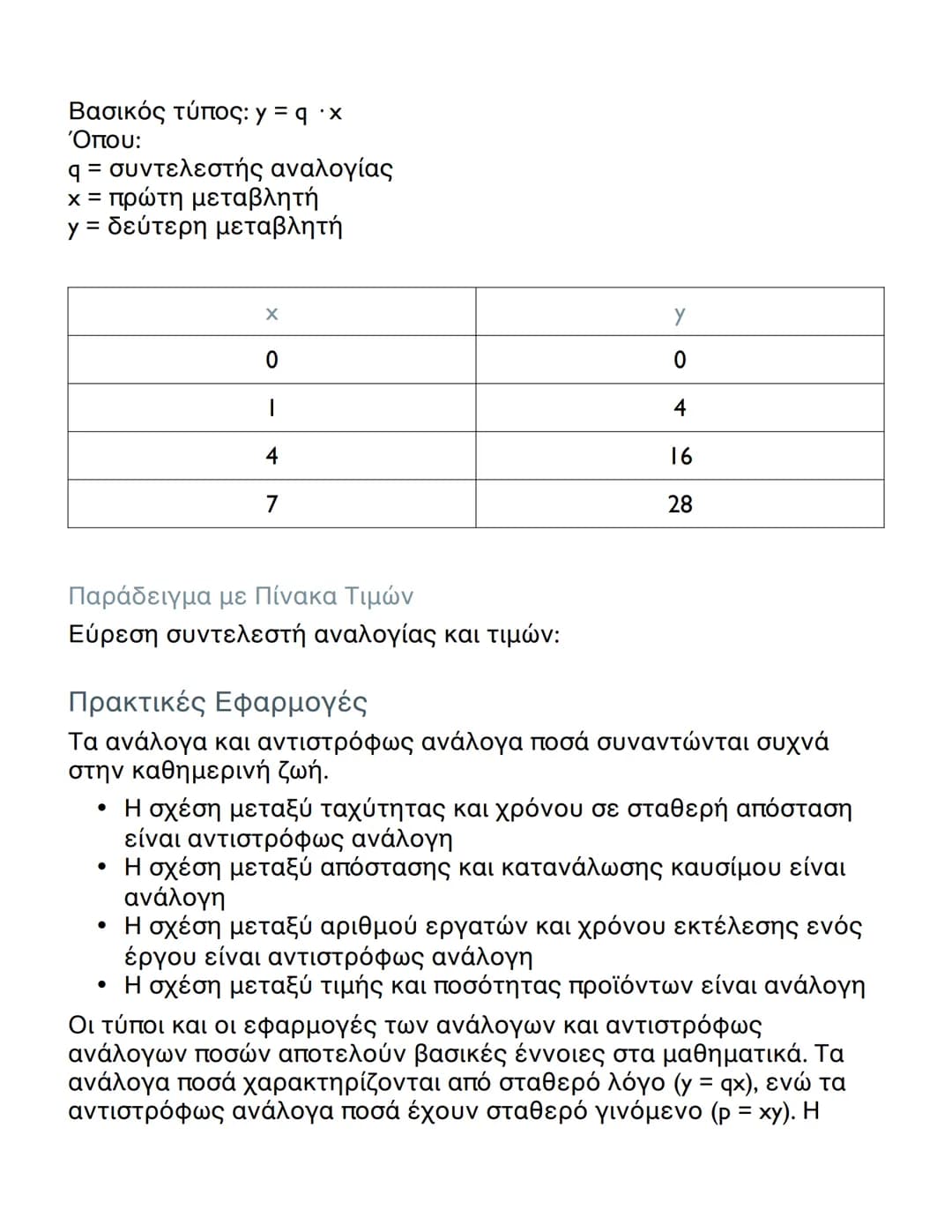 # Αντιστρόφως Ανάλογα και Ανάλογα
# Ποσά - Μαθηματικοί Τύποι

## Αντιστρόφως Ανάλογα Ποσά

Τα αντιστρόφως ανάλογα ποσά έχουν σταθερό γινόμεν