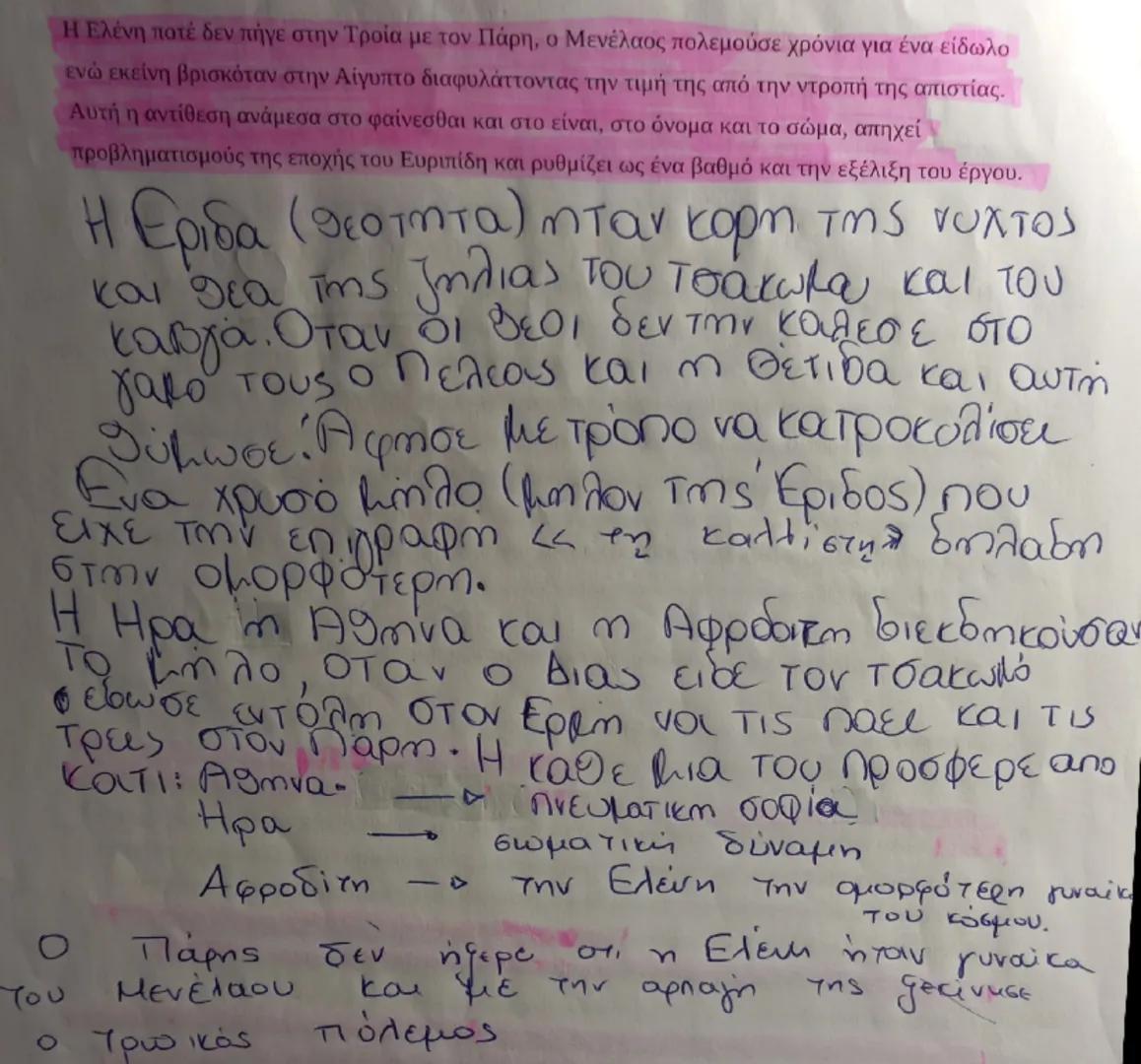 Πρόλογος
Σκηνές προλόγου Ελένης: 1η σκηνή (στ. 1-82) Μονόλογος Ελένης,
2η σκηνή (83-191) Διάλογος Τεύκρου-Ελένης
Πρόλογος: Είναι το μέρος τη