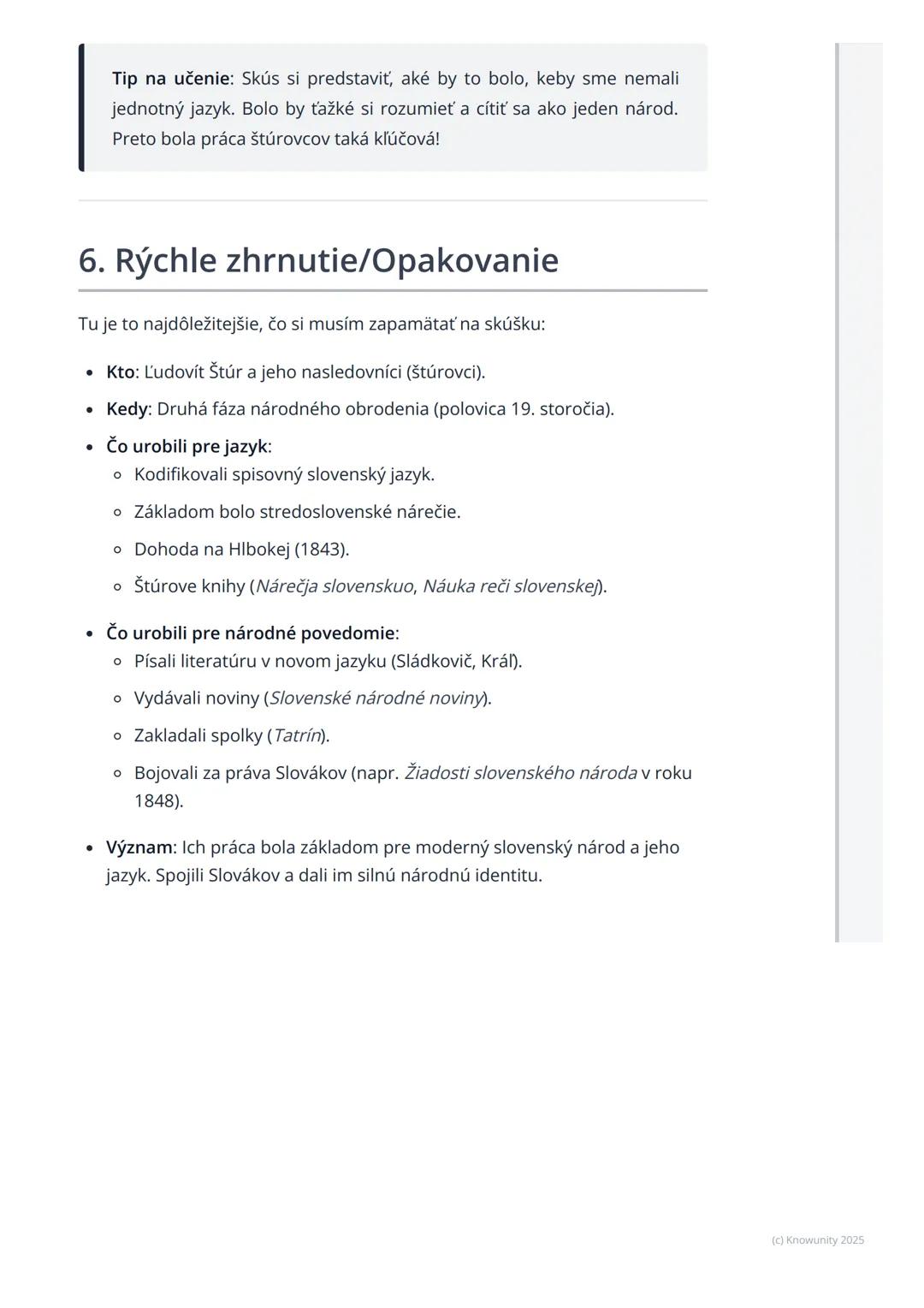 # Slovenské národné obrodenie
- druhá fáza (štúrovci)

1. Prehľad druhej fázy národného
obrodenia

Toto obdobie je pre nás Slovákov veľmi dô