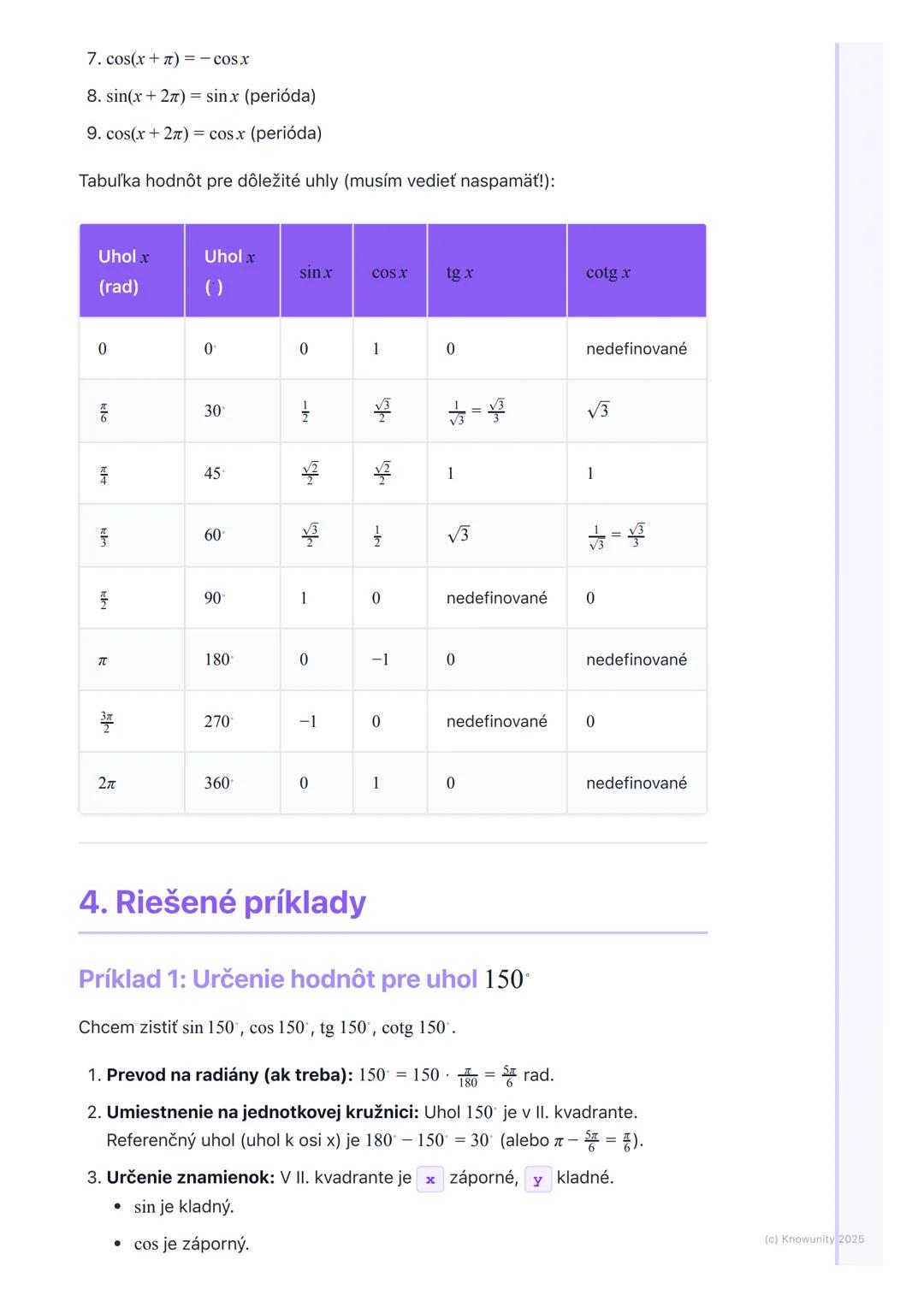 # Goniometrické funkcie

1. Prehľad a úvod

Goniometrické funkcie sú super dôležitá časť matematiky, ktorá sa zaoberá
vzťahmi medzi uhlami a