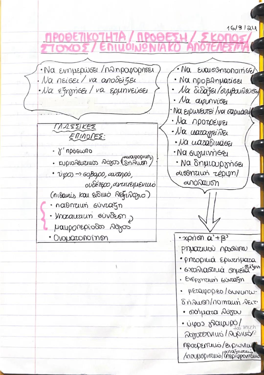 πώς οργανώνεται ο λόγος;
ΤΡΟΠΟΙ ΑΝΑΠΤΥΞΗΣ ΠΑΡΑΓΡΑΦΟΥ
ΠΡΟΘΕΣΗ ΣΥΓΓΡΑΦΕΑ
1. ΠΑΡΑΔΕΙΓΜΑΤΑ:
2. ΟΡΙΣΜΟΣ:
2
18/9/24
προσιτό
καθιστούν το μήνυμα άμ