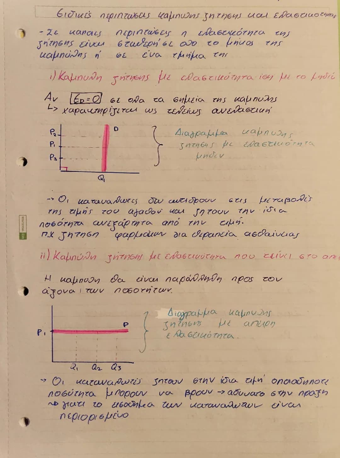 Η ζήτηση των αγαθών.
• Οι τιμές των αγαθών προσδιορίζονται στην
aγορά από την αλληλεπίδραση των δυνάμεων
της ζήτησης και της προσφοράς.
→ εύ