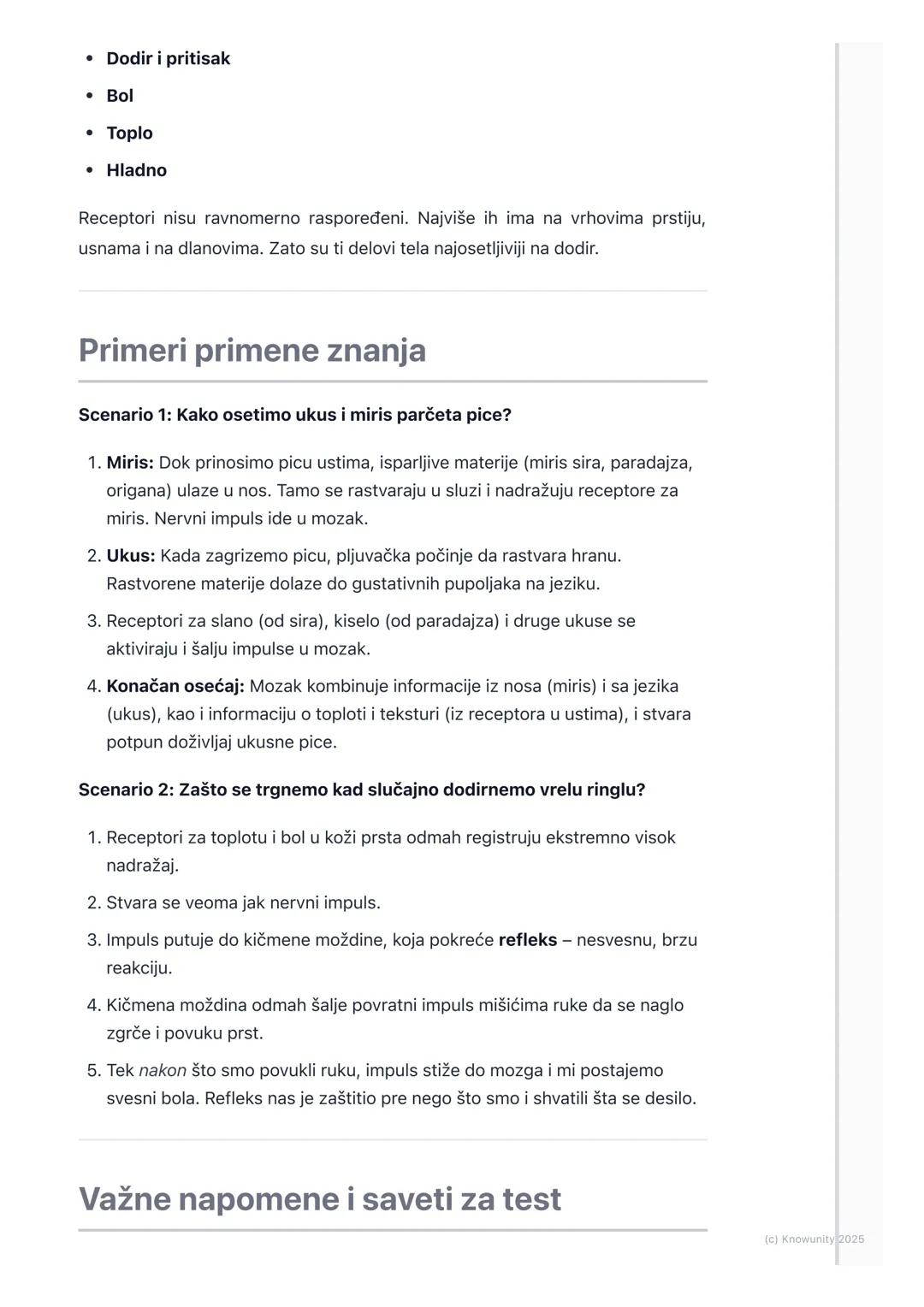 # Čula

Uvod u čula

Čula nam omogućavaju da primamo informacije iz spoljašnje sredine. To su
naši "prozori u svet". Preko njih vidimo, čuje