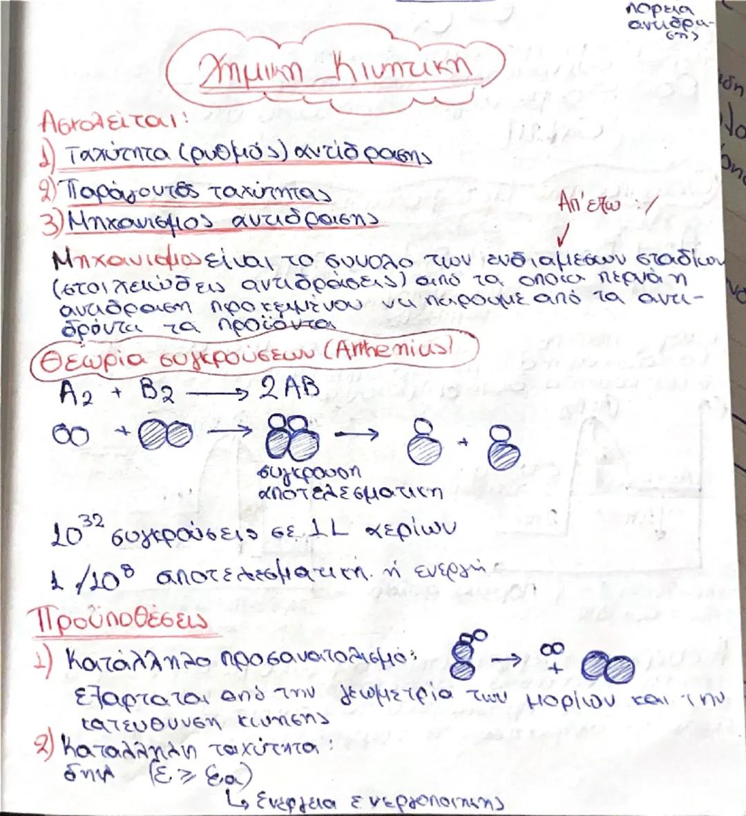 Βασικές Έννοιες Χημικής Κινητικής