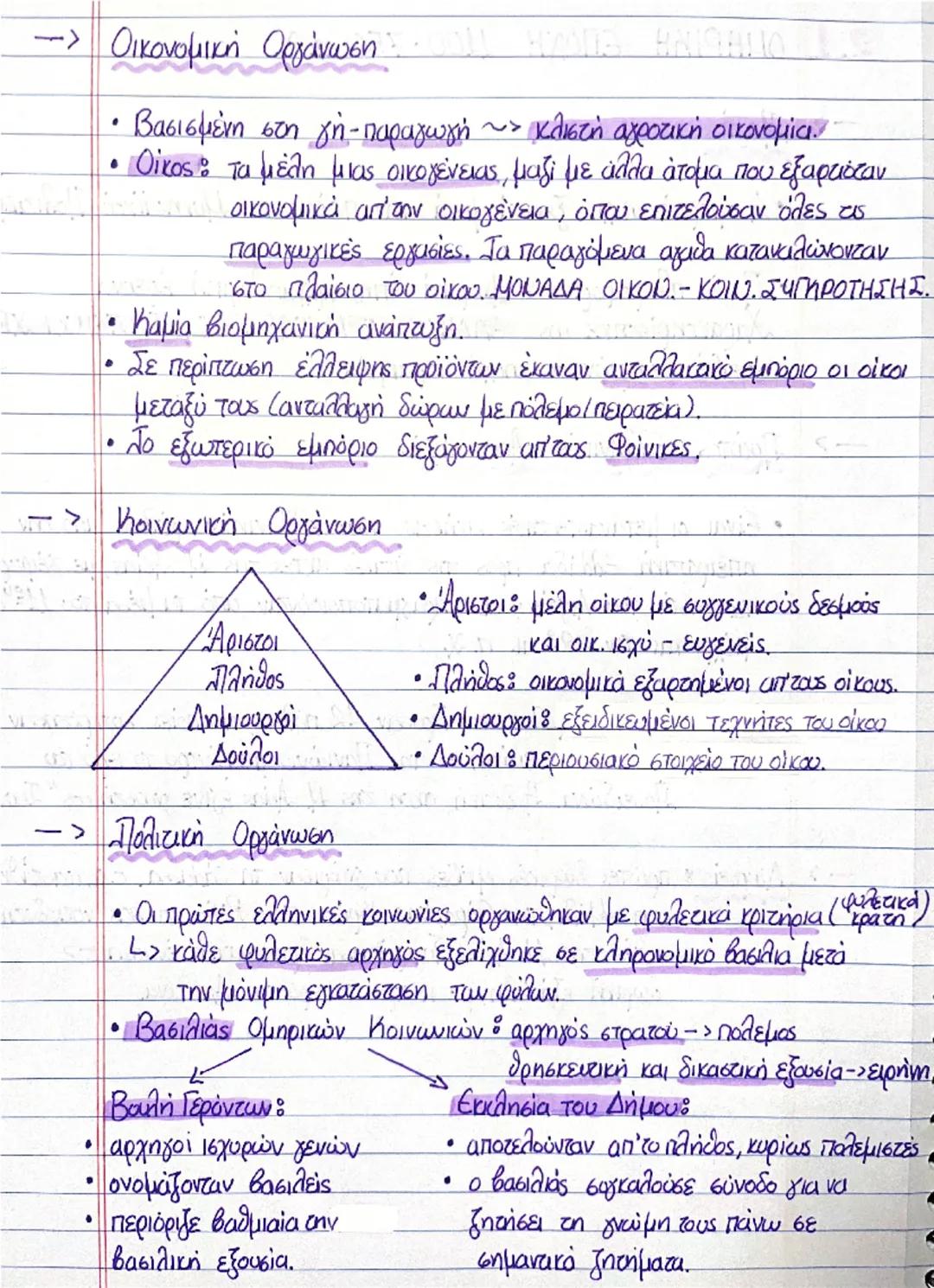 2.1 ΟΜΗΡΙΚΗ ΕΠΟΧΗ 1200-750 π.Χ.
-> Πηγή
• Η ομηρική εποχή ξεκινά μετά την πτώση του Μυκηναϊκού Πολιτισμού.
• Πηγές πληροφοριών : ομηρικά έπη
