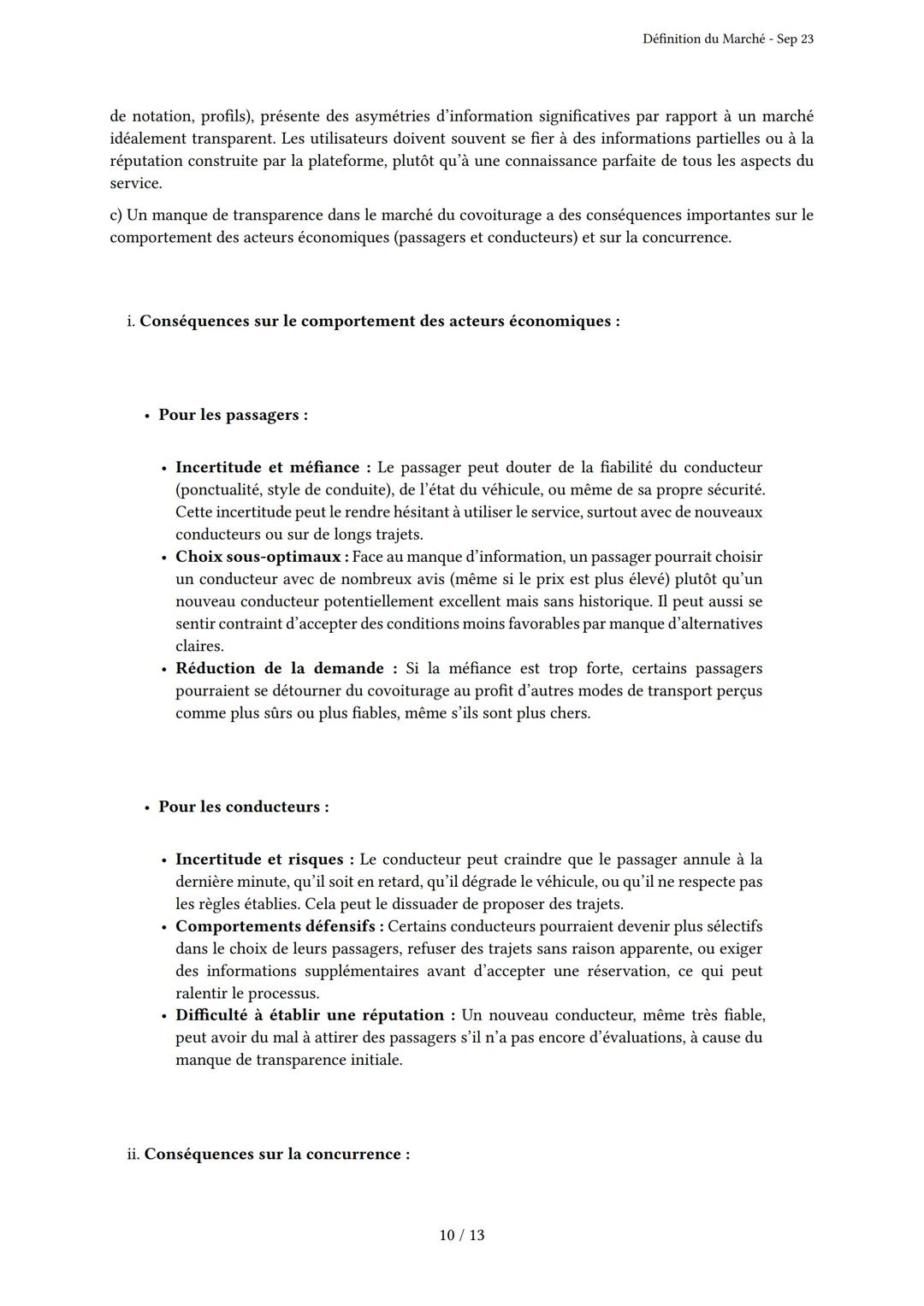 # Définition du Marché

Généré par Knowunity.fr - Sep 23

Description: Cet examen couvre la définition, les caractéristiques et les acteurs 