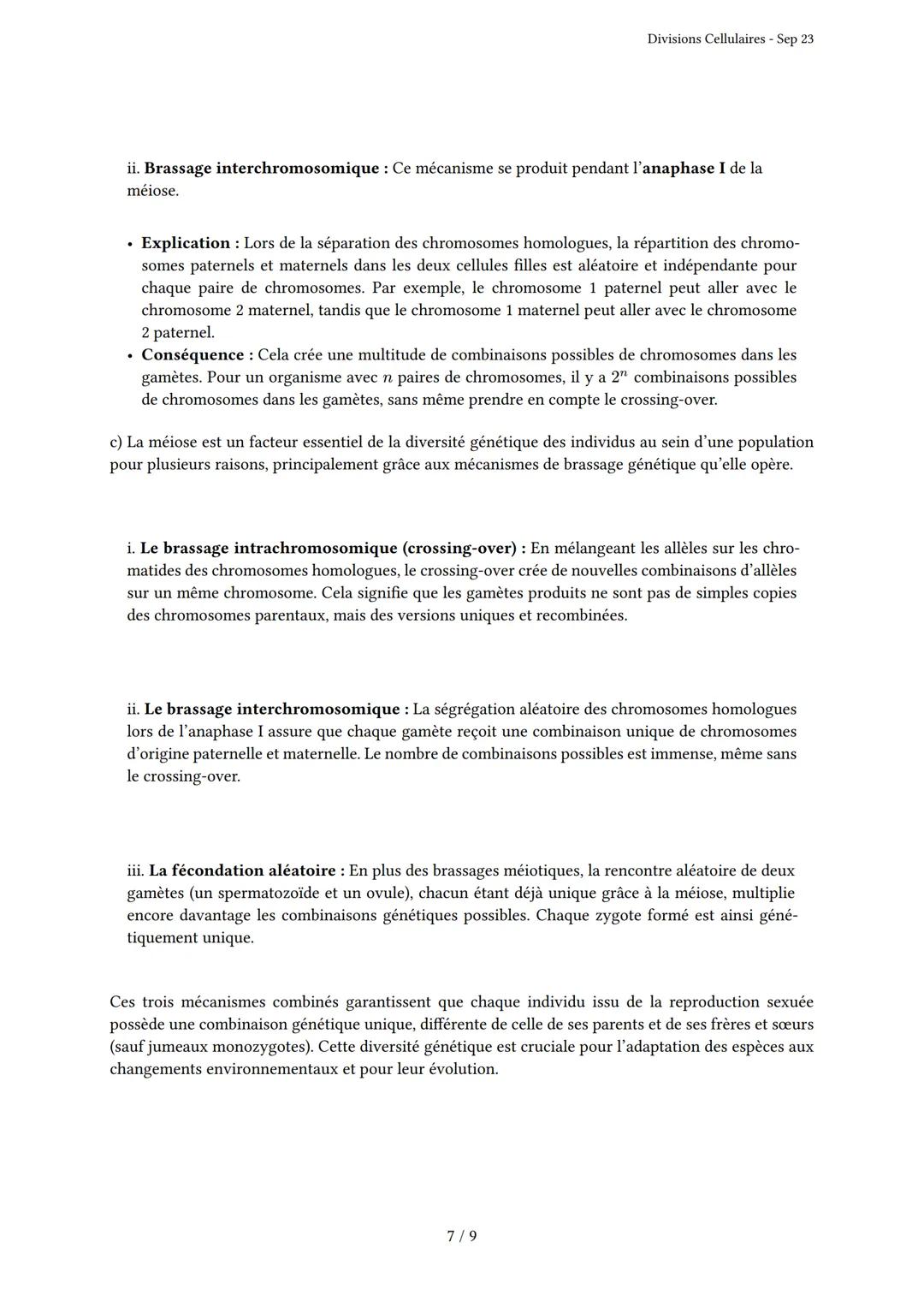 Divisions Cellulaires

Généré par Knowunity.fr - Sep 23

Description: Cet examen couvre les mécanismes de mitose et méiose.

Bonne chance!

