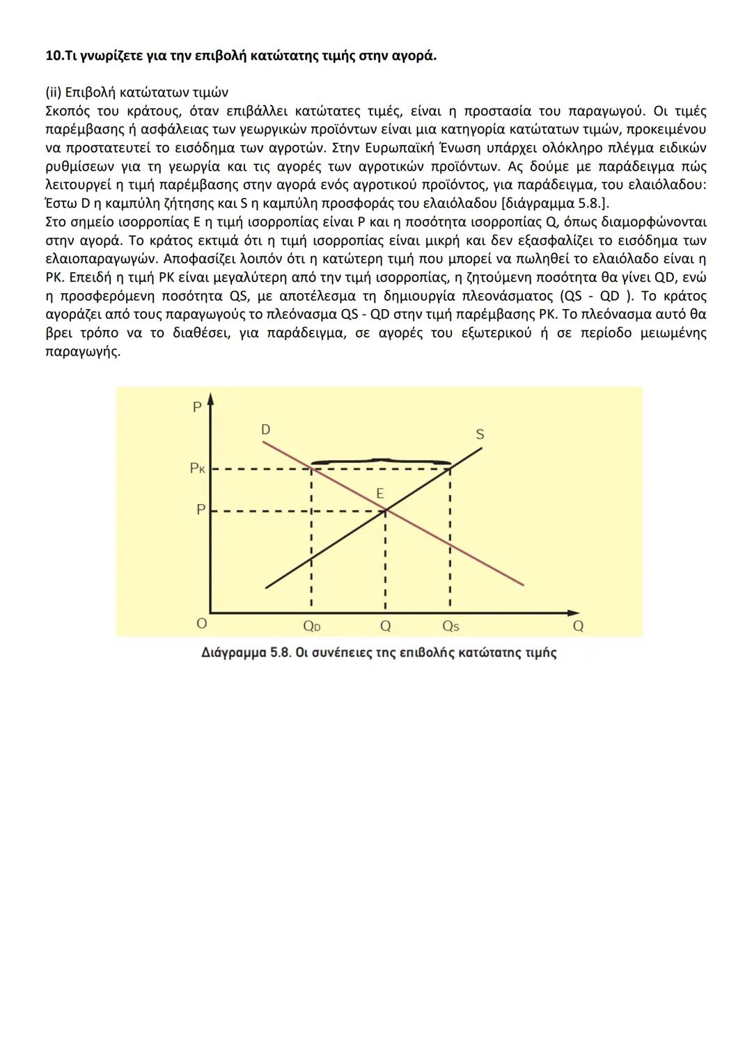 # ΚΕΦ. 5 ( 10 ερωτήσεις)
Α. ΕΡΩΤΗΣΕΙΣ ΘΕΩΡΙΑΣ Α. Ο ΠΡΟΣΔΙΟΡΙΣΜΟΣ ΤΩΝ ΤΙΜΩΝ
Παράγραφος 1.
1.Να περιγράψετε τη διαδικασία προσδιορισμού των