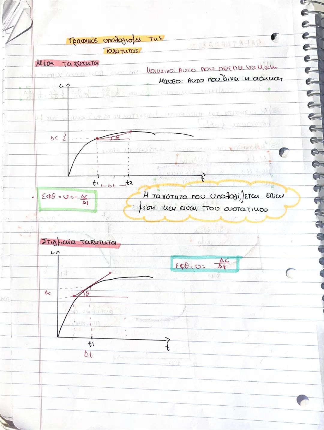 # χημική κινητική
Α) πότε γίνεται μια χημική αντίδρασι
1) θεωρία των συγκρούσεων (Arrhenius) (Σχολ σ' τευχος σελ. 72)
• ονομάζουμε ενέργε