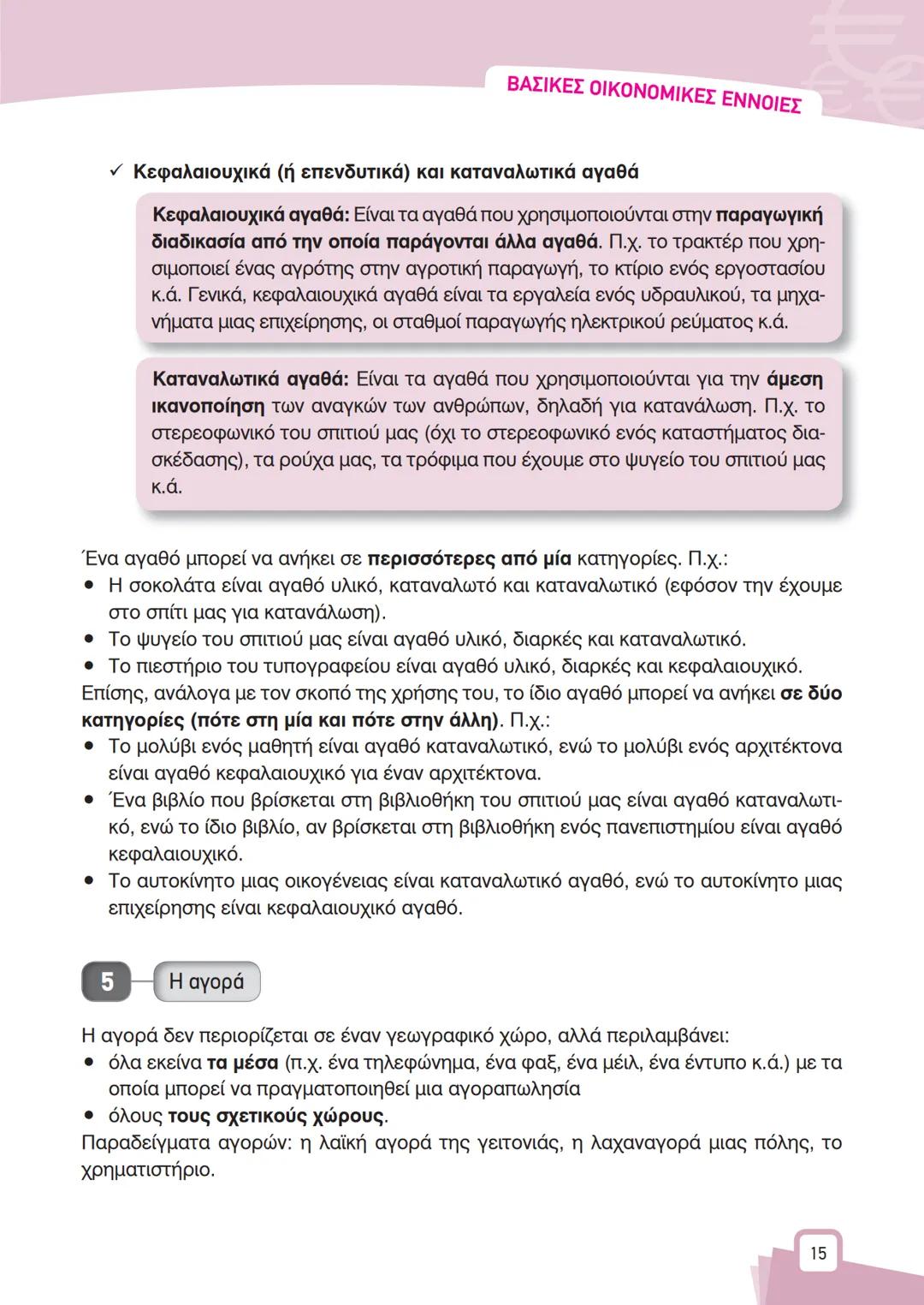 ΨΑ
A
K
B
X
ΚΕΦΑΛΑΙΟ
1
ΒΑΣΙΚΕΣ
ΟΙΚΟΝΟΜΙΚΕΣ
ΕΝΝΟΙΕΣ
Α ΘΕΩΡΗΤΙΚΕΣ ΕΝΝΟΙΕΣ
1
Εισαγωγή
Αντικείμενο της Πολιτικής Οικονομίας (ή της Οικονομικ