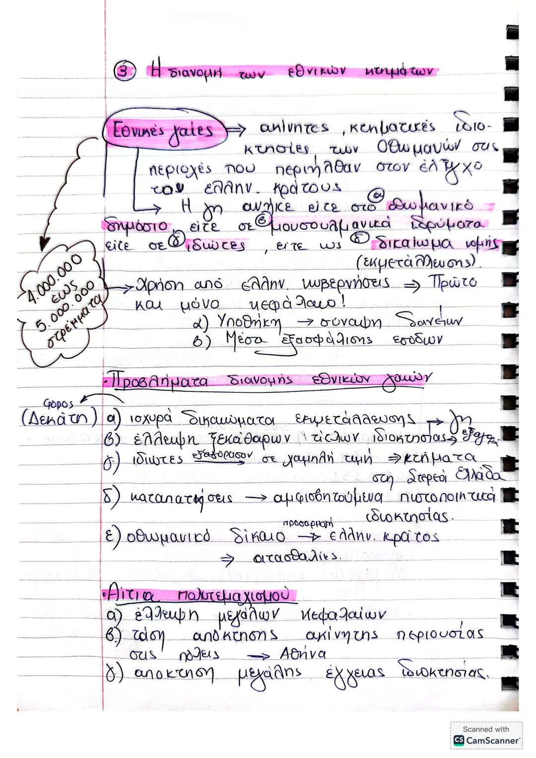 Α) Η ελληνική οικονομία
μετά την επανάσταση.
Ο πληθυσμός
Ελλάδα
ΣΥΝΟΡΑ
1828
1914
15-43 κατοίκους / τ.χλμ.
αύξηση δημογραφικών
περίοδος
astáθ