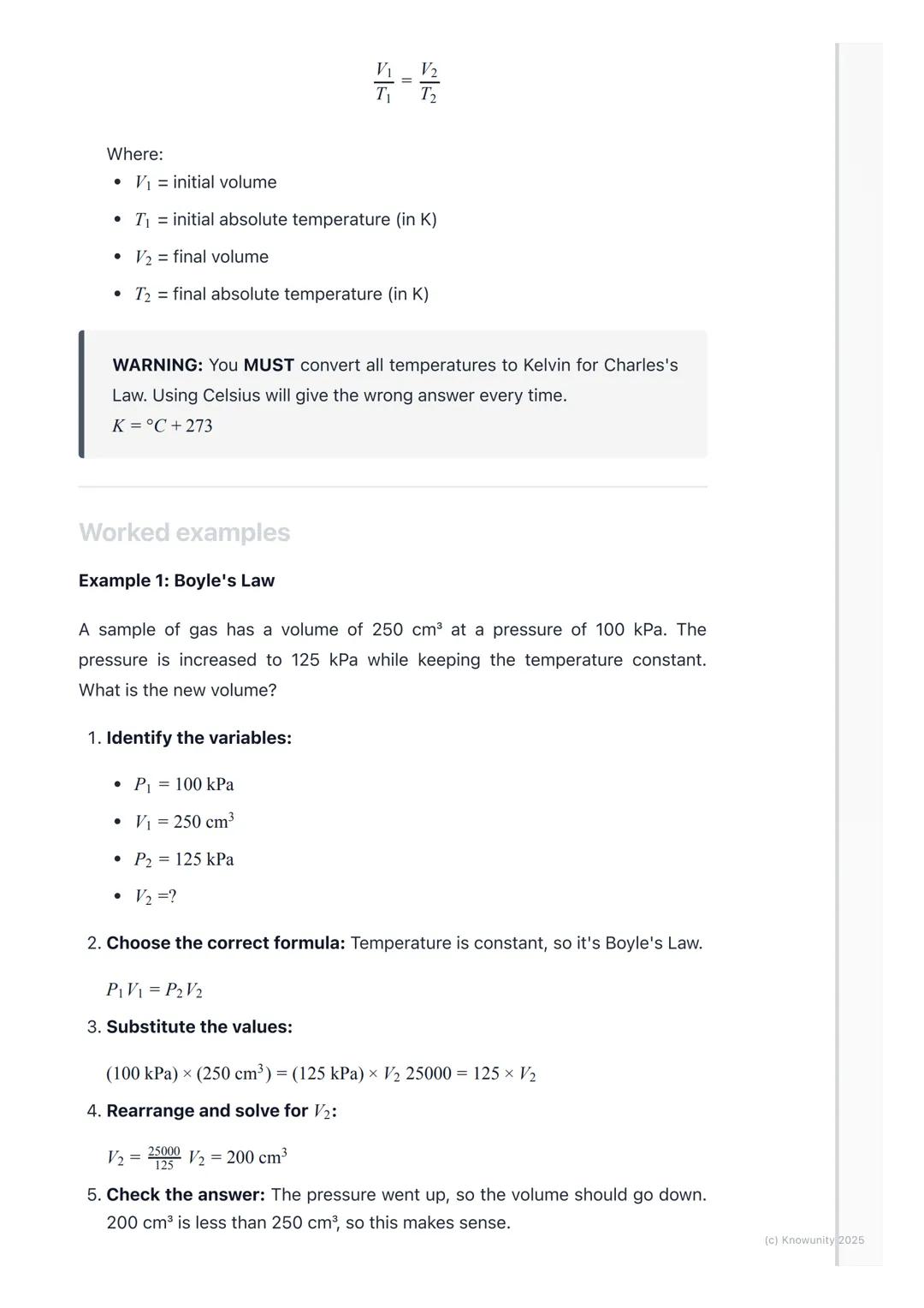 # Gas Laws (Boyle's Law,
Charles's Law)
Introduction to the gas laws
The gas laws are a set of rules that describe how gases behave when t