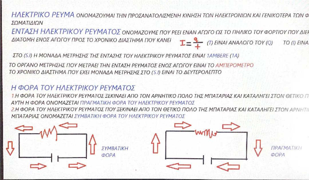 Φυσική γ γυμνασίου ηλεκτρικό ρεύμα 2.1 2.2
