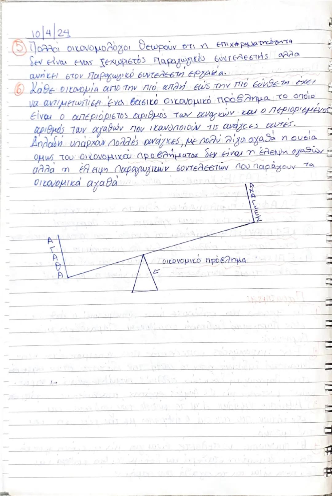--- OCR Start ---
1/4/24
Τί είναι ανάγκης
Ανάγκη είναι το δυσάρεστο συναίσθημα μιας έλλειψης μία επιθυμία
* που ζητάει ικανοποίηση. Οι ανάγκ