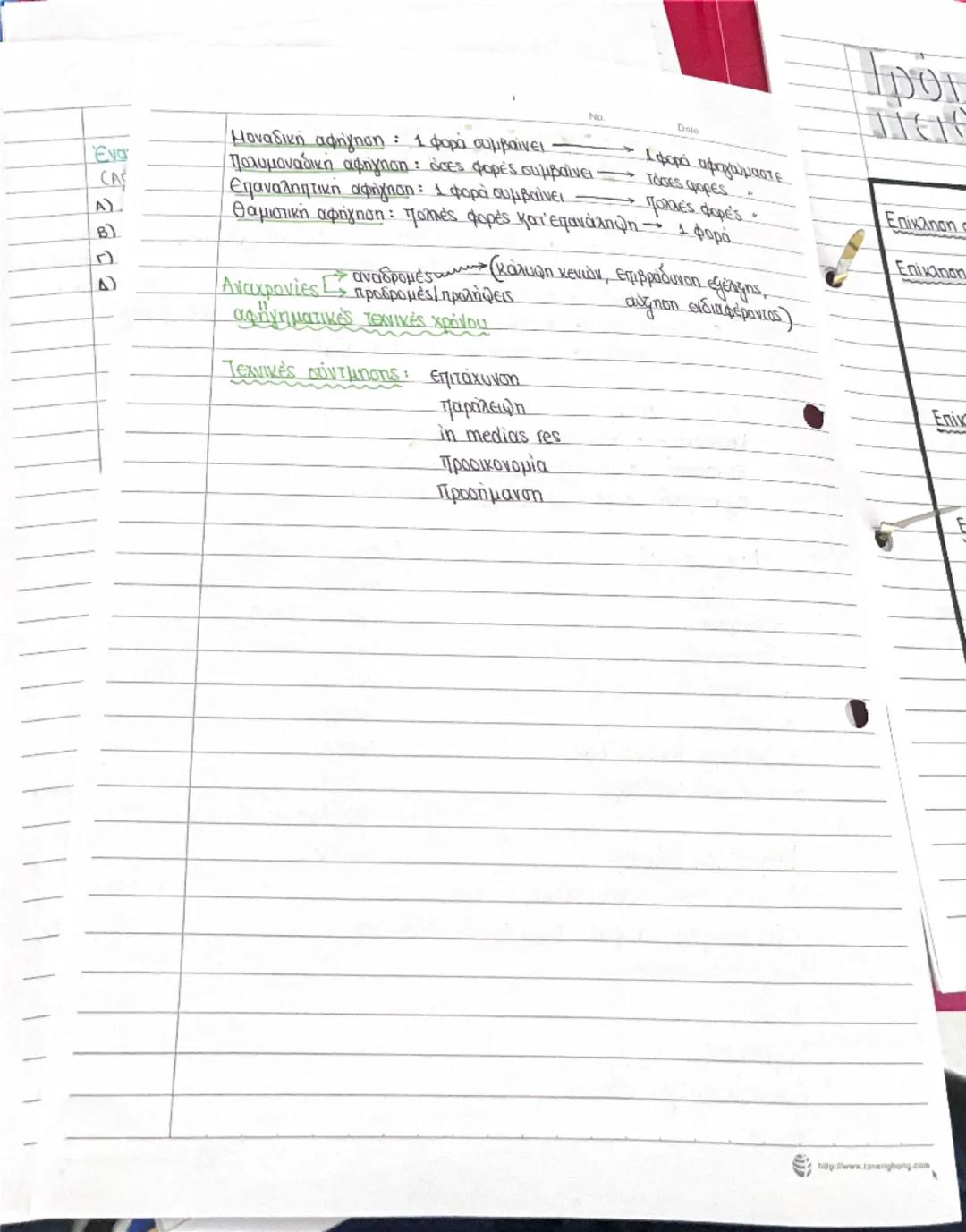 No.
Date
# Κειμενικά
* Μας εξηγούν την πρόθεση του συγγραφέα
* Περιγραφη
* Εξήγηση (Σελ.100)
* Οδηγίες (Σελ. 101-102)
* Επιχειρημ