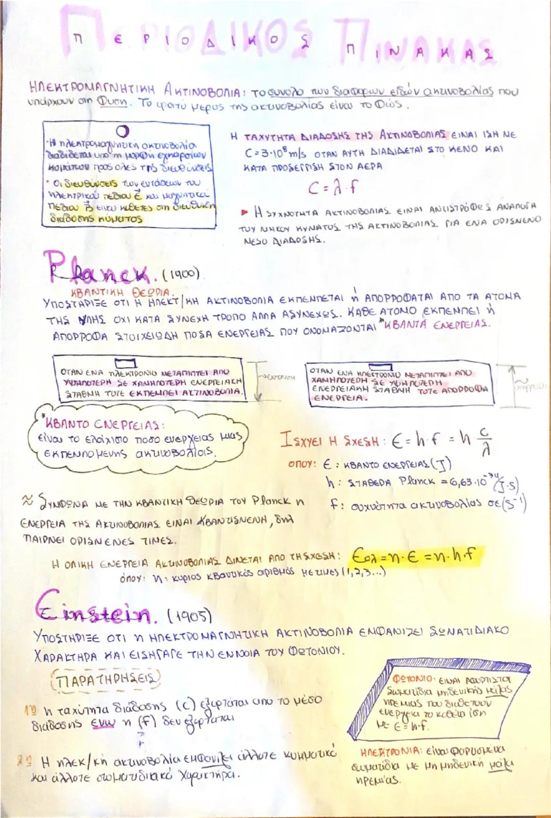 Γ λυκείου ηλεκτρονική δομή ατόμων